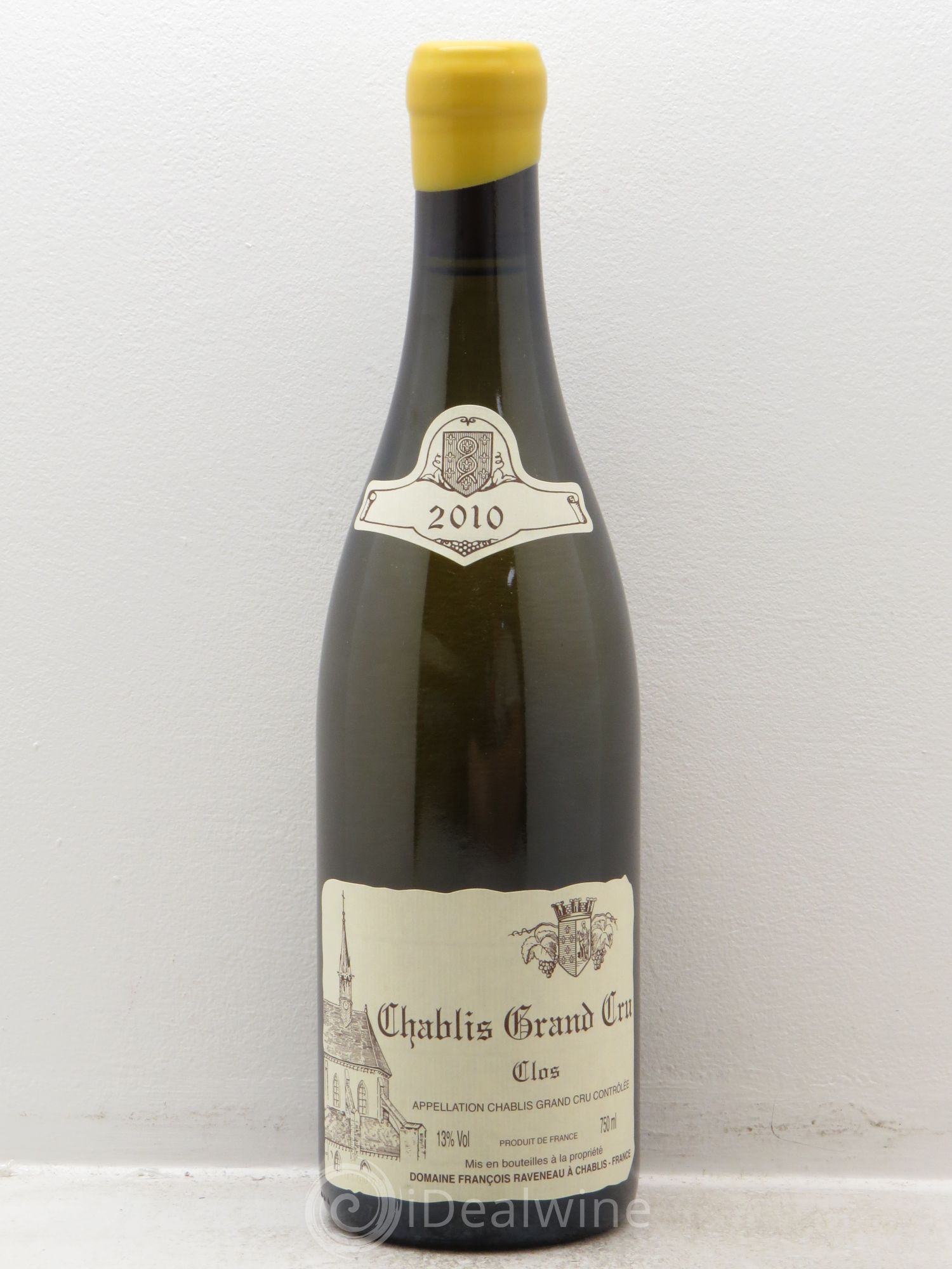Chablis Grand Cru Clos Raveneau (Domaine) 2010 - Lot de 1 bouteille - 0