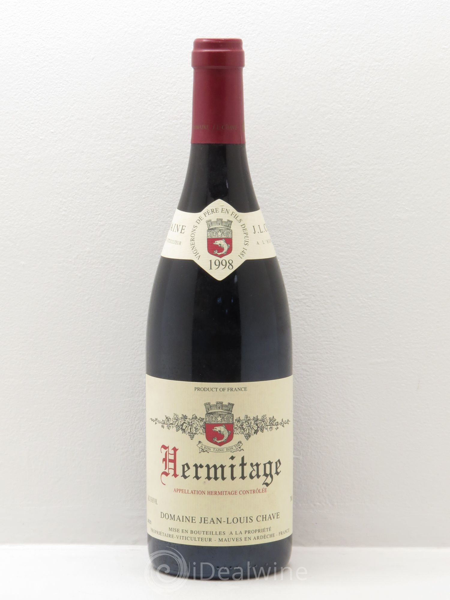 Hermitage Jean-Louis Chave 1998 - Lot de 1 bouteille - 0