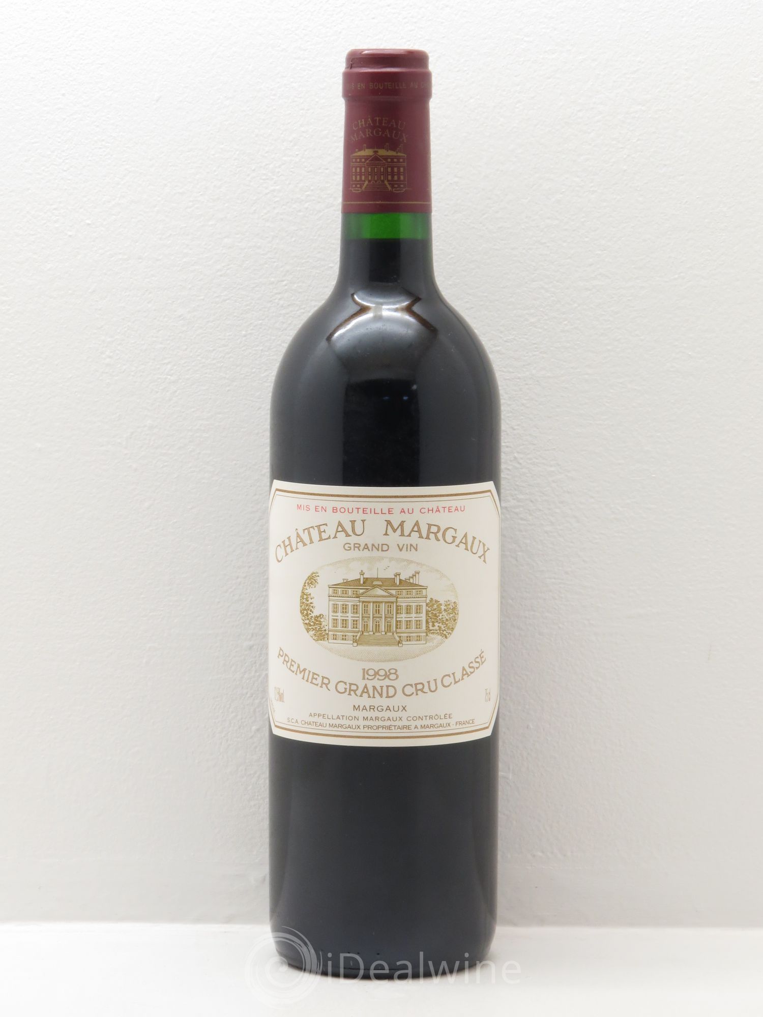 Château Margaux 1er Grand Cru Classé 1998 - Lot de 1 bouteille - 0