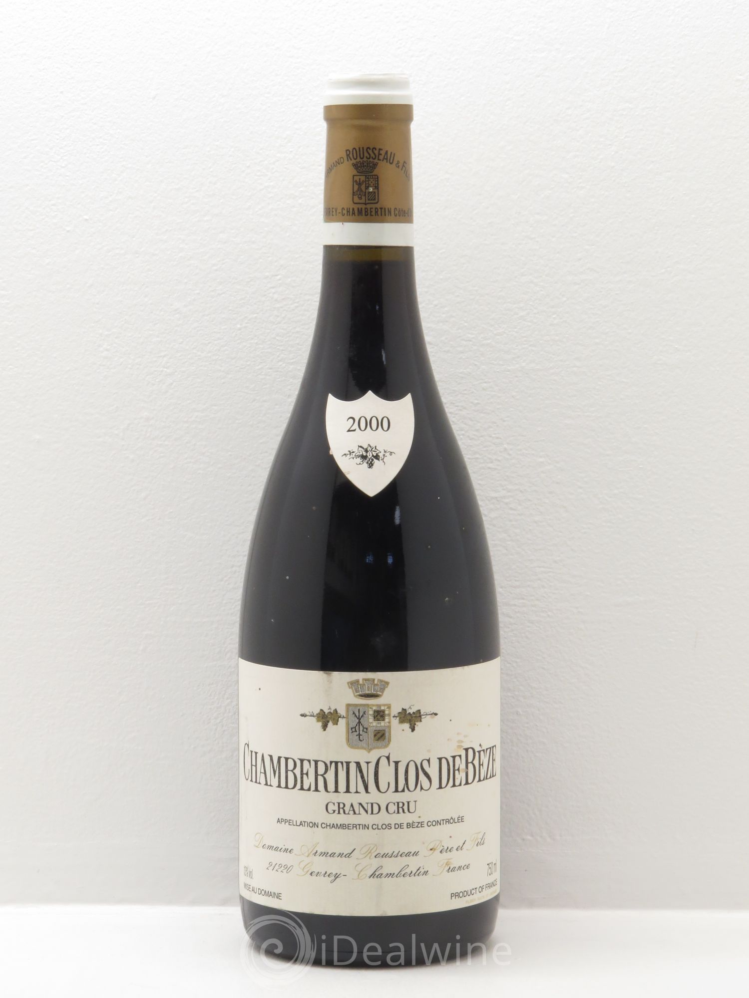 Chambertin Clos de Bèze Grand Cru Armand Rousseau (Domaine) 2000 - Lot de 1 bouteille - 0