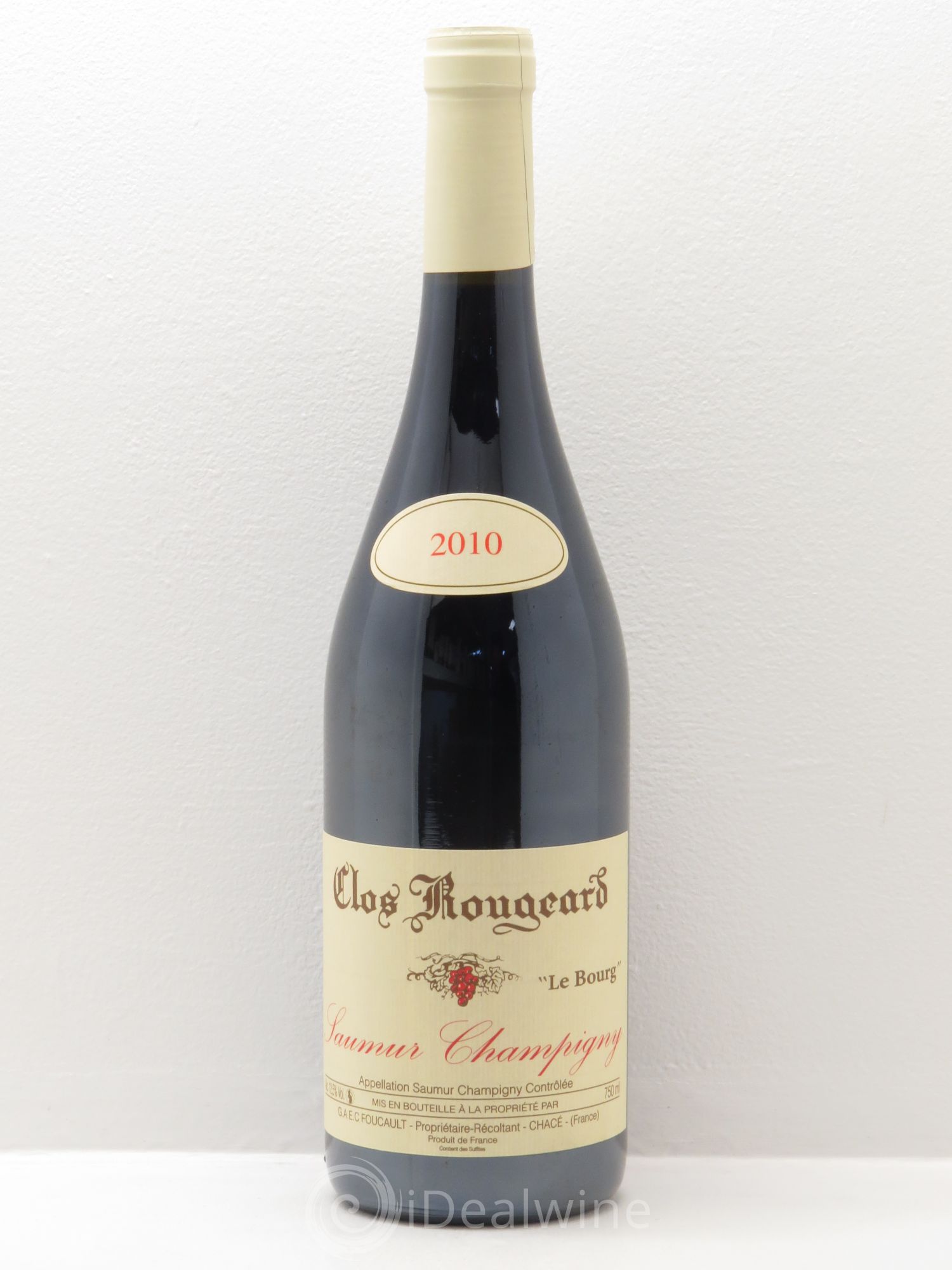 Saumur-Champigny Le Bourg Clos Rougeard 2010 - Lot de 1 bouteille - 0