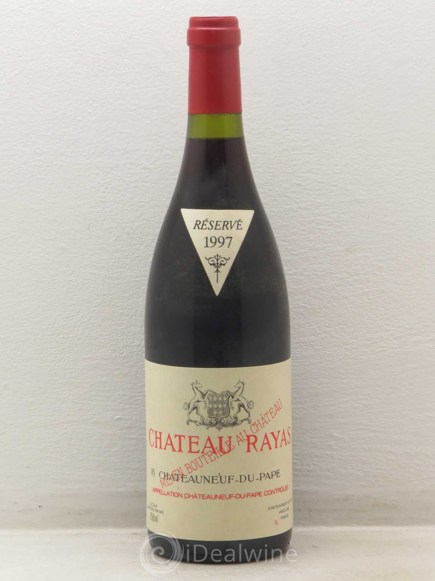 Châteauneuf-du-Pape Château Rayas Emmanuel Reynaud 1997 - Lot de 1 bouteille - 0