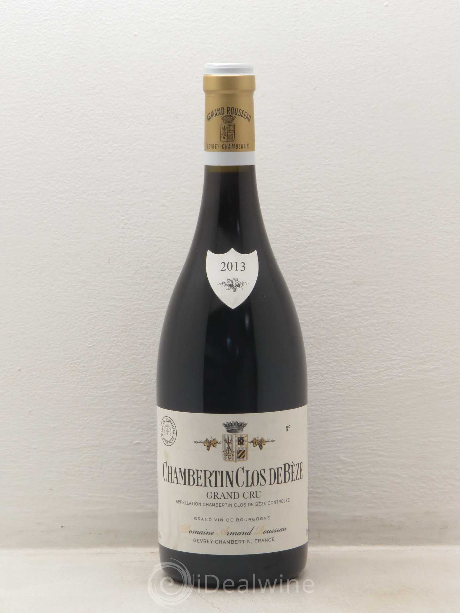 Chambertin Clos de Bèze Grand Cru Armand Rousseau (Domaine) 2013 - Lot de 1 bouteille - 0
