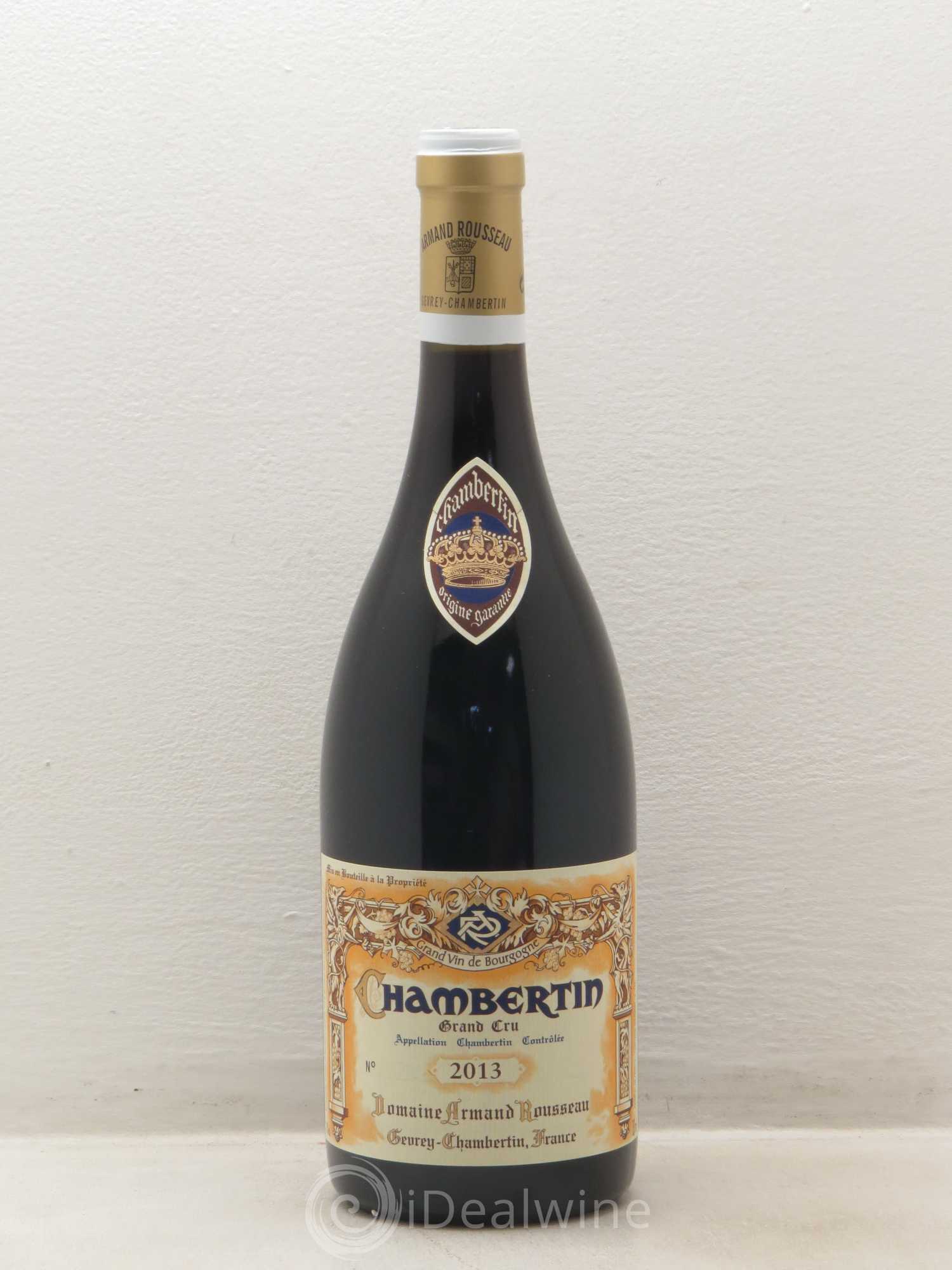Chambertin Grand Cru Armand Rousseau (Domaine) 2013 - Lot de 1 bouteille - 0