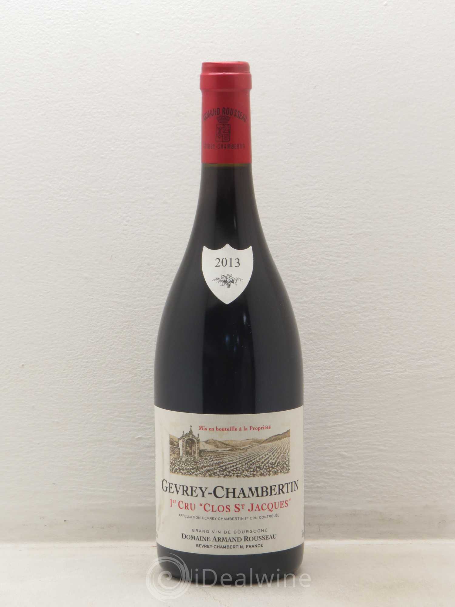 Gevrey-Chambertin 1er Cru Clos Saint-Jacques Armand Rousseau (Domaine) 2013 - Lot de 1 bouteille - 0