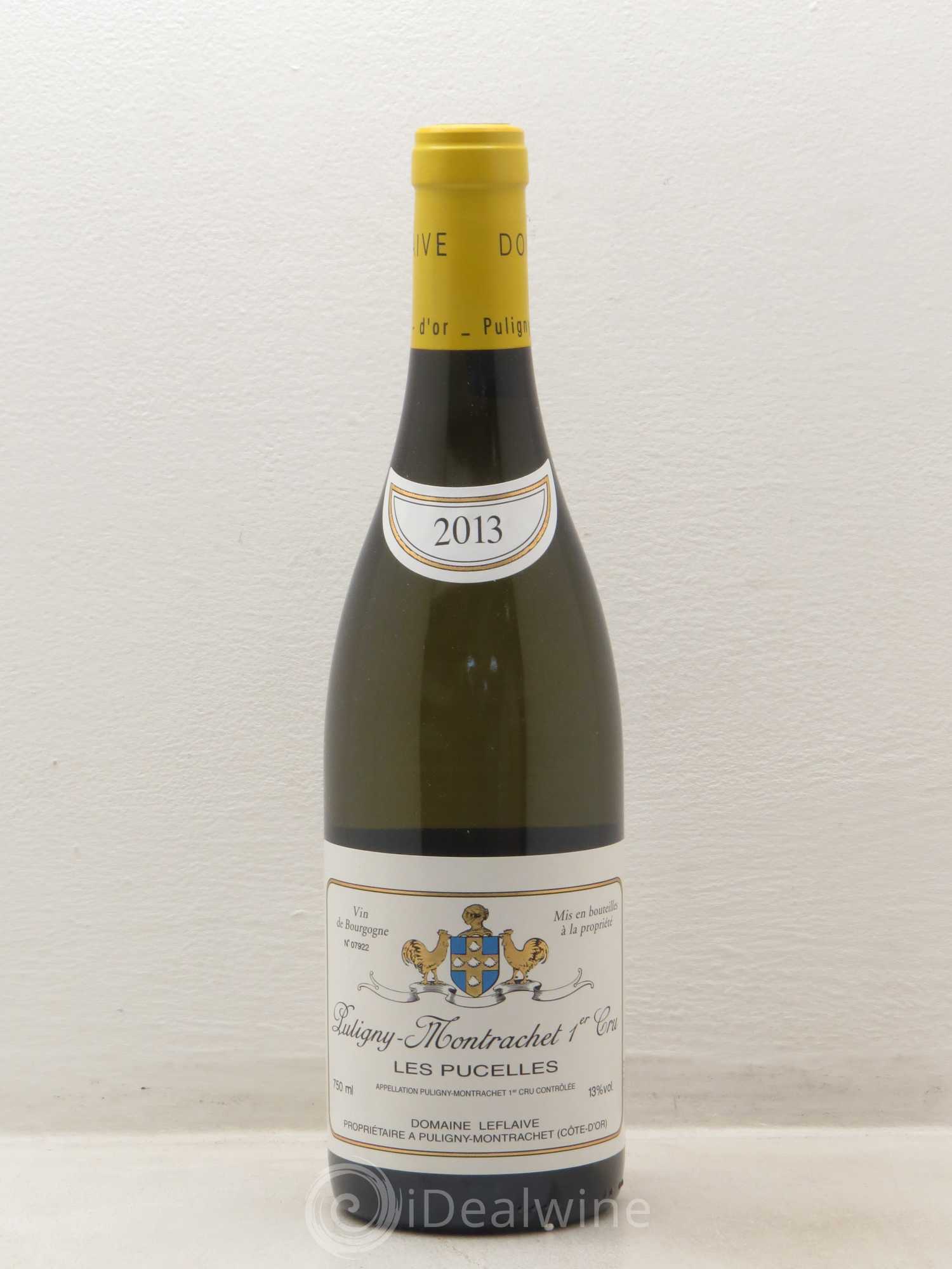 Puligny-Montrachet 1er Cru Les Pucelles Leflaive (Domaine) 2013 - Lot de 1 bouteille - 0