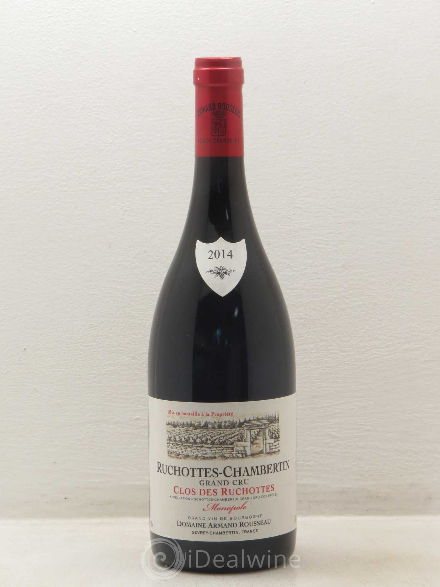 Ruchottes-Chambertin Grand Cru Clos des Ruchottes Armand Rousseau (Domaine) 2014 - Posten von 1 Flasche - 0