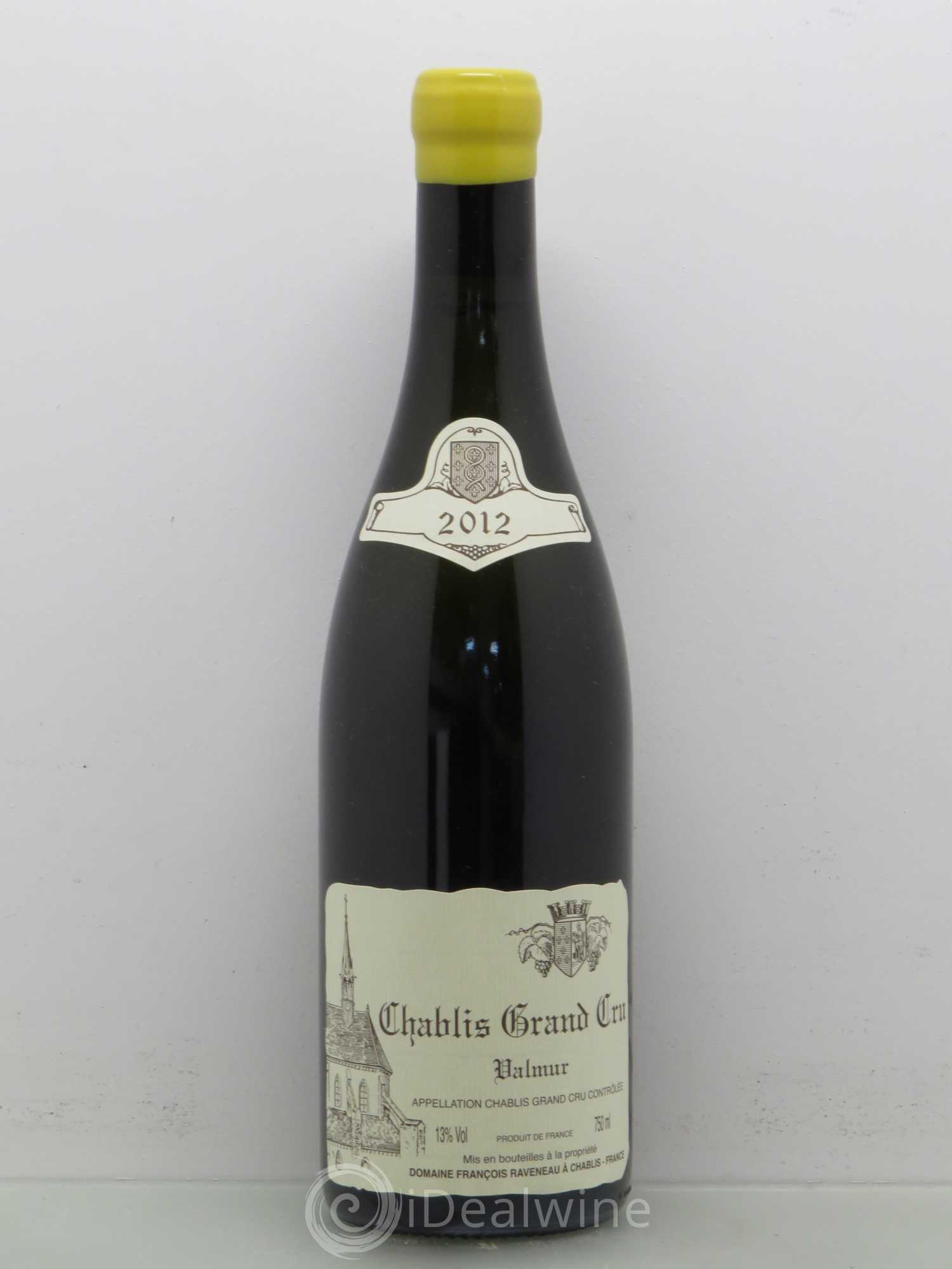 Chablis Grand Cru Valmur Raveneau (Domaine) 2012 - Lot de 1 bouteille - 0