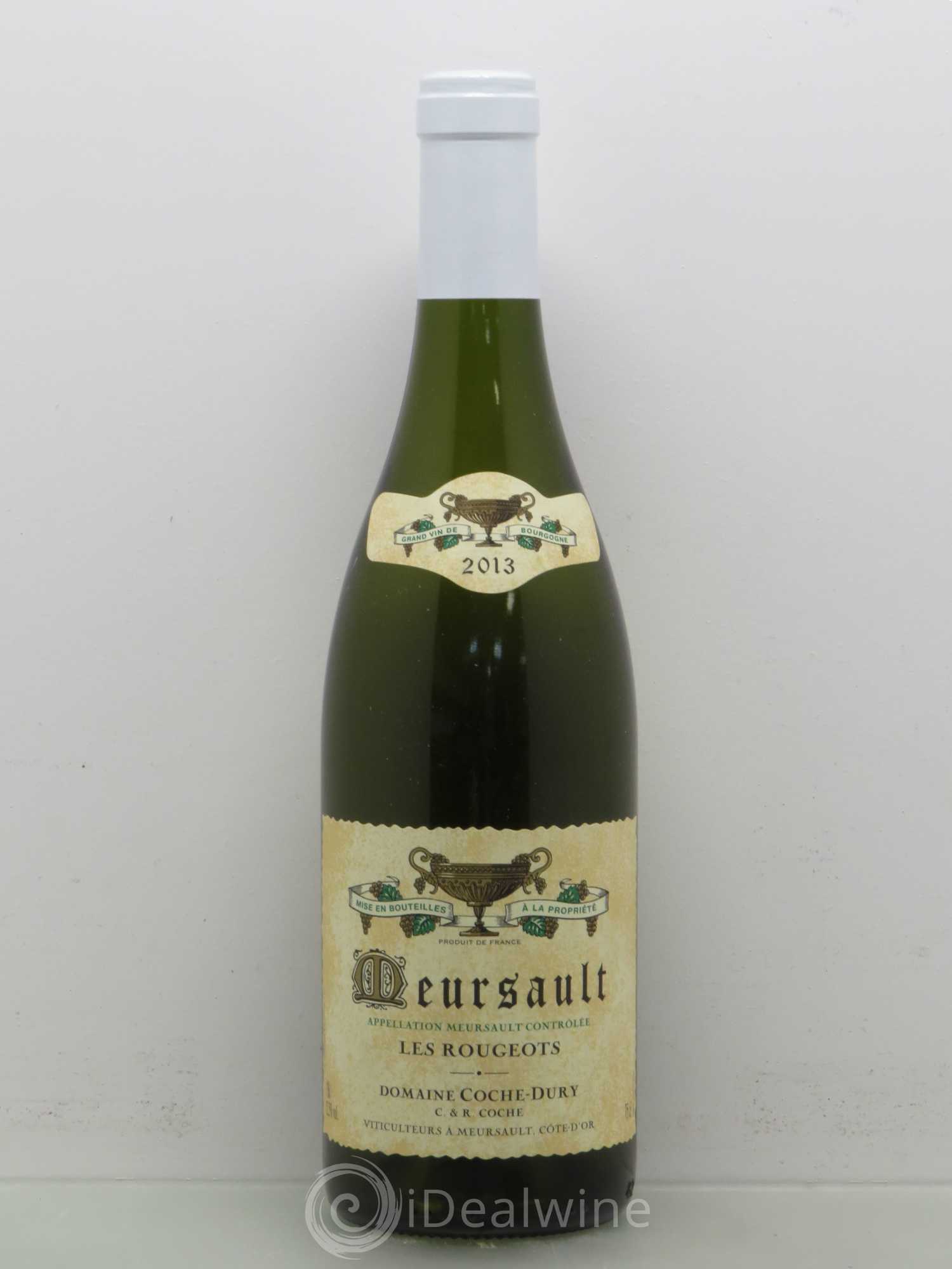 Meursault Les Rougeots Coche Dury (Domaine) 2013 - Lot de 1 bouteille - 0