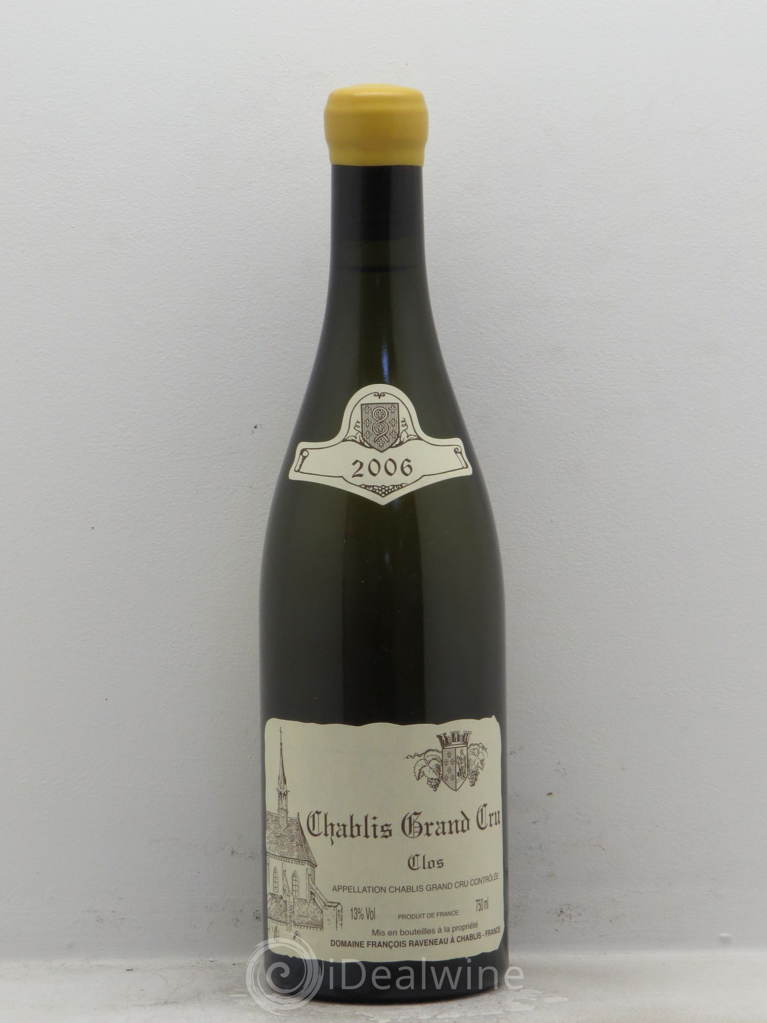 Chablis Grand Cru Clos Raveneau (Domaine) 2006 - Lot de 1 bouteille - 0