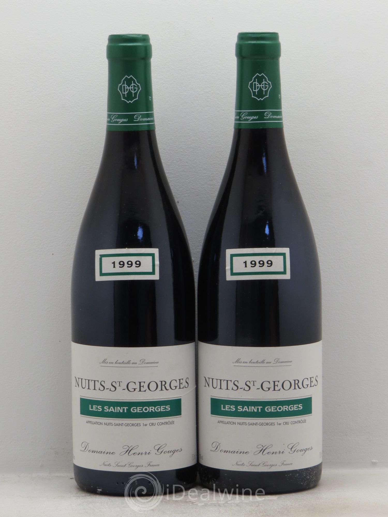 Nuits-Saint-Georges 1er Cru Les Saints Georges Henri Gouges 1999 - Lot de 2 bouteilles - 0