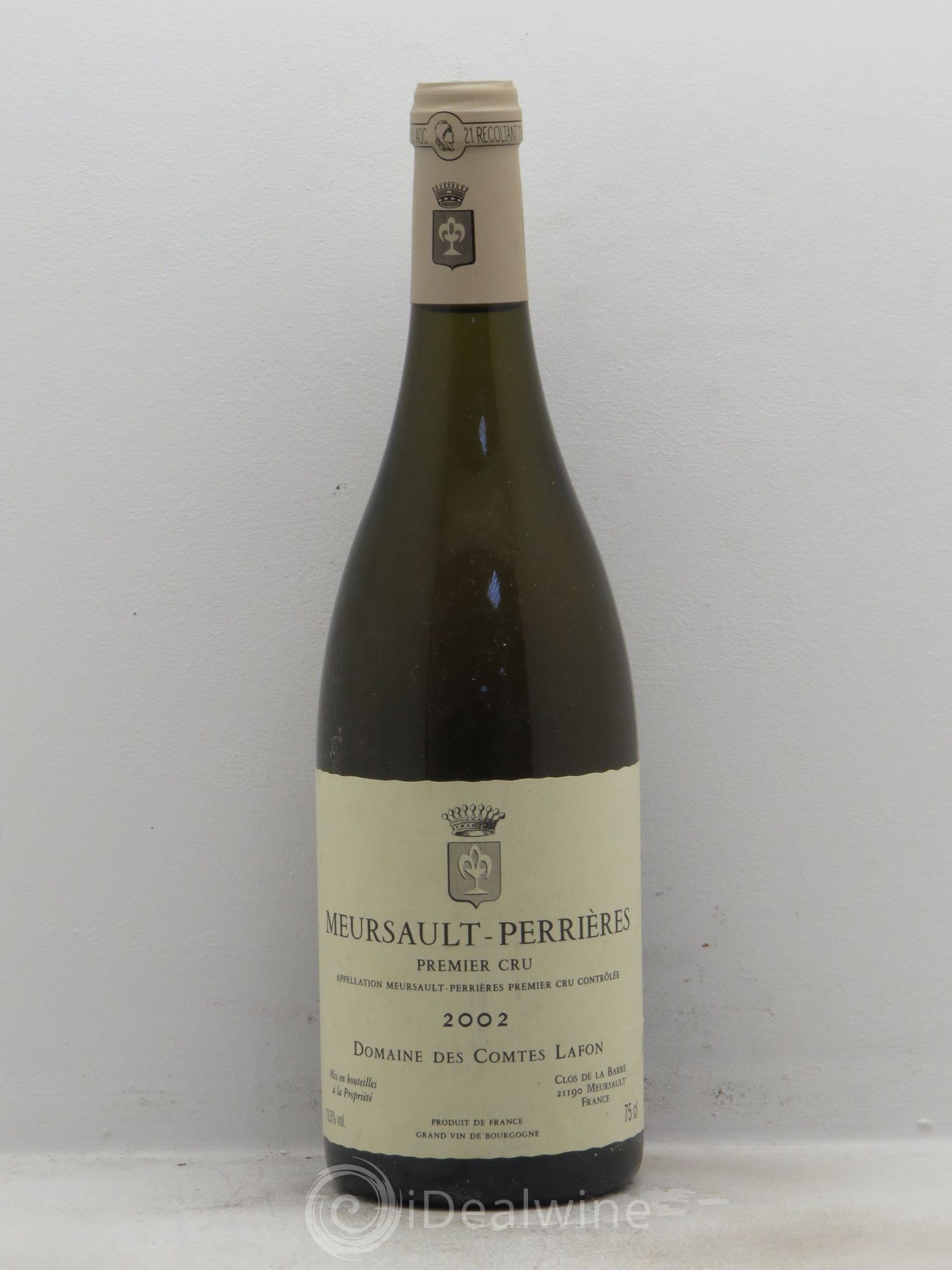 Meursault 1er Cru Perrières Comtes Lafon (Domaine des) 2002 - Lot de 1 bouteille - 0