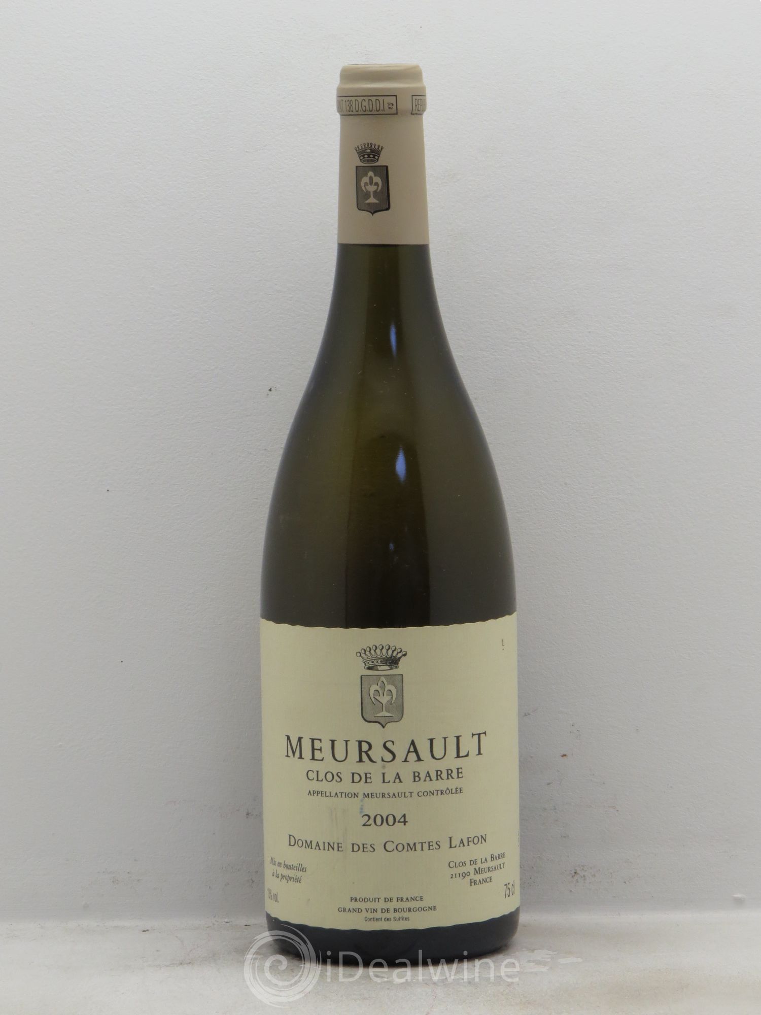 Meursault Clos de la Barre Comtes Lafon (Domaine des) 2004 - Lot de 1 bouteille - 0