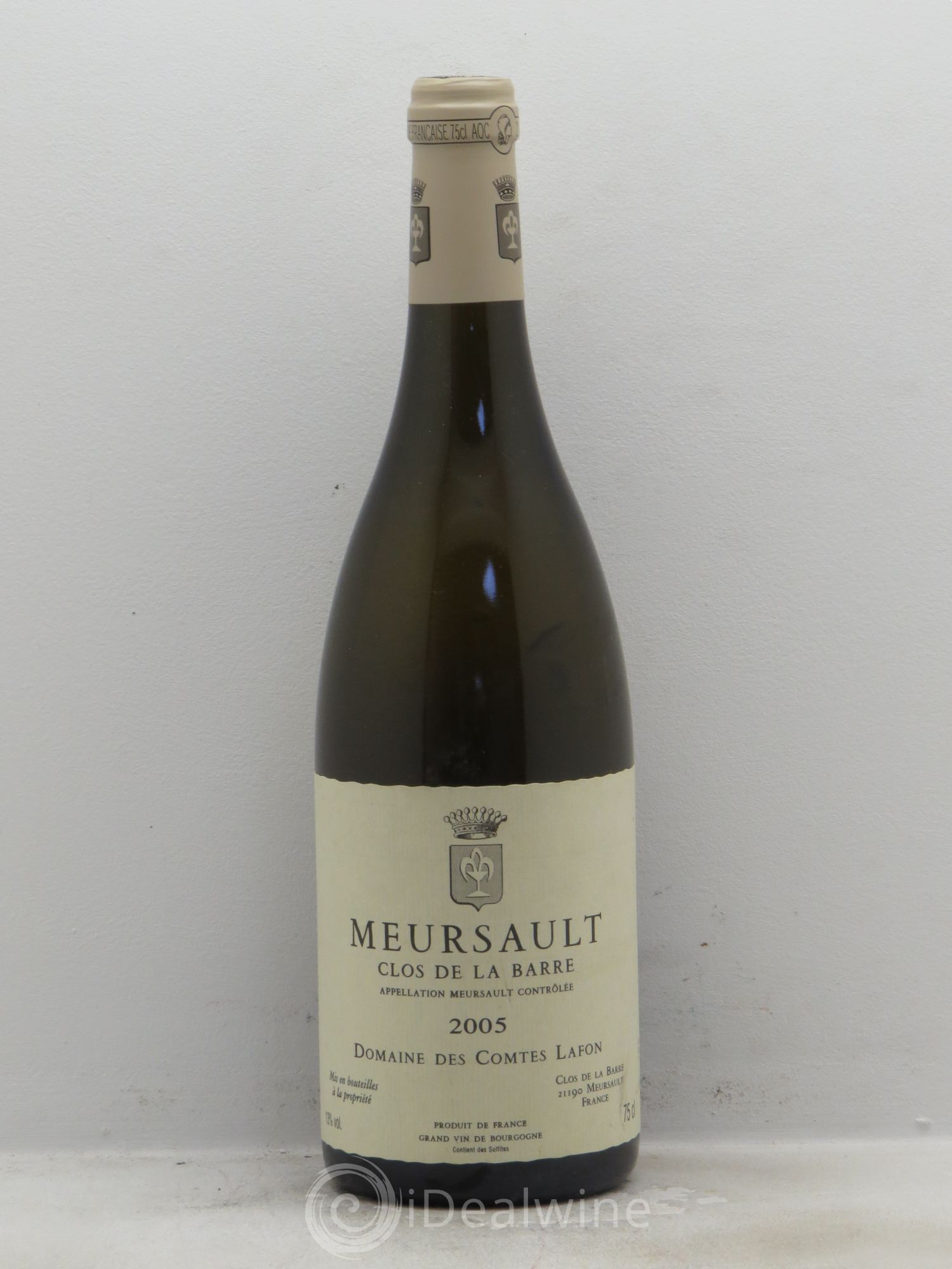 Meursault Clos de la Barre Comtes Lafon (Domaine des) 2005 - Lot de 1 bouteille - 0
