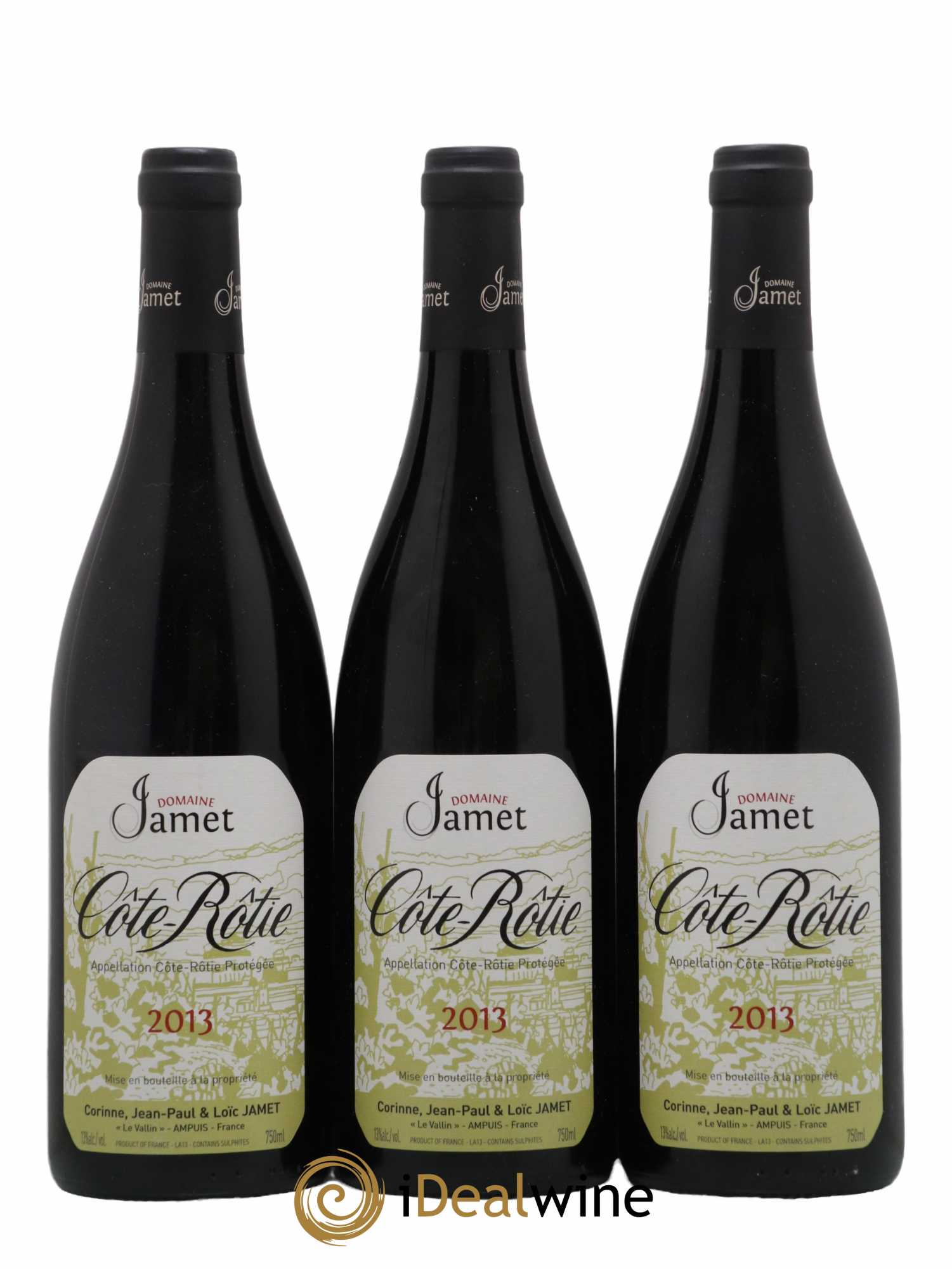 Côte-Rôtie Jamet (Domaine) 2013 - Lot de 3 bouteilles - 0