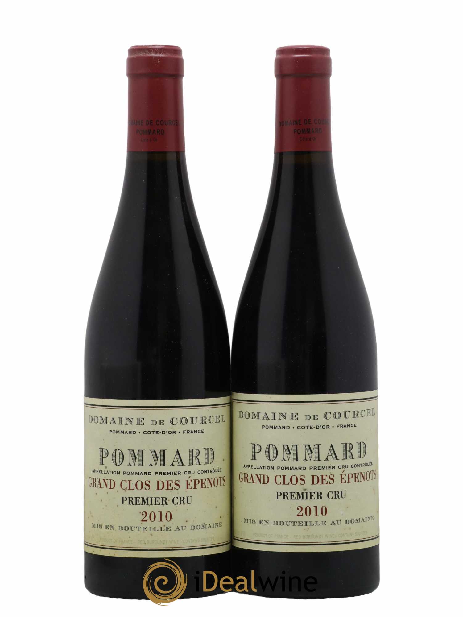 Pommard 1er Cru Grand Clos des Epenots de Courcel (Domaine) 2010 - Lot de 2 bouteilles - 0