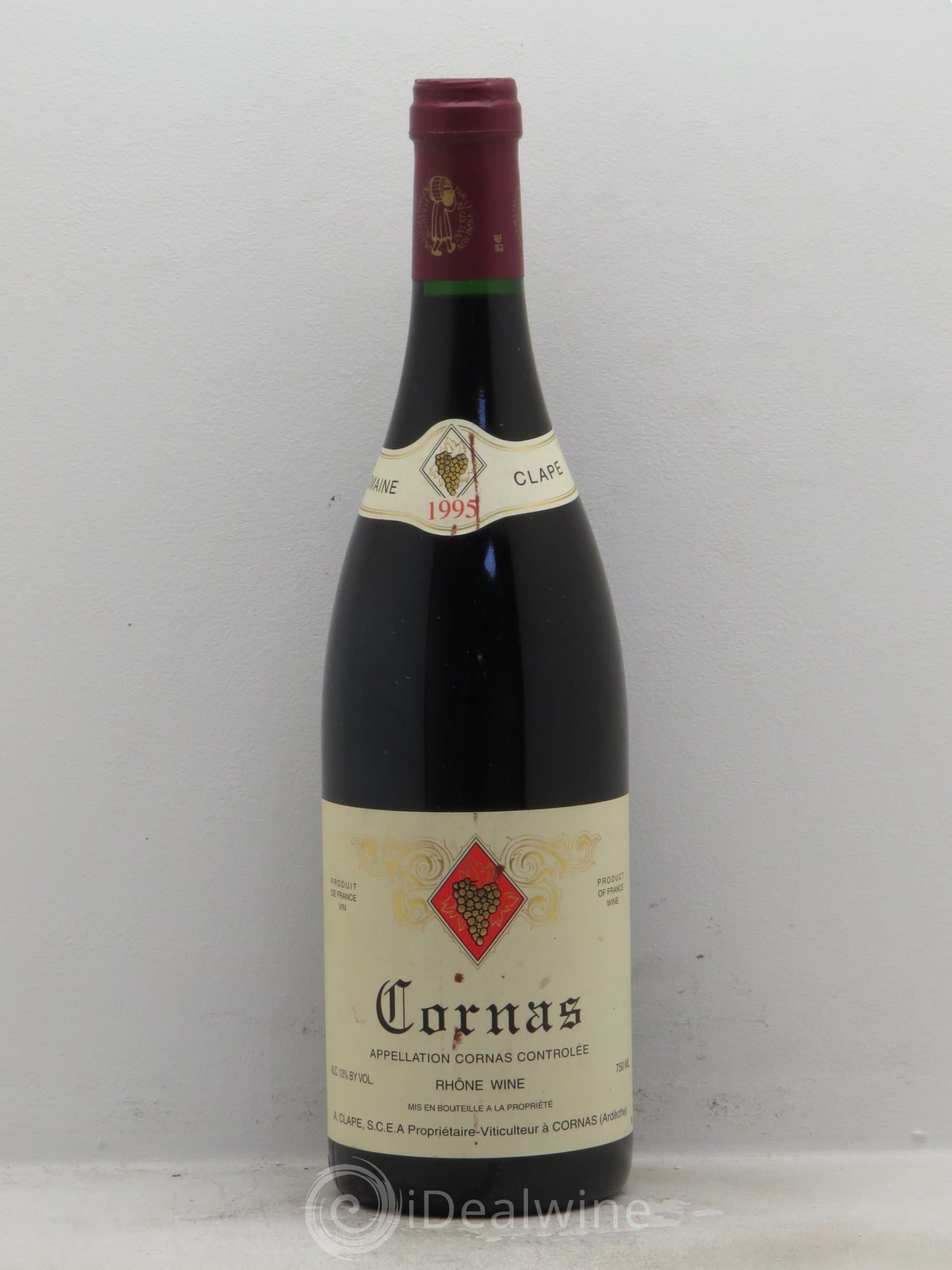 Cornas Auguste Clape 1995 - Lot de 1 bouteille - 0