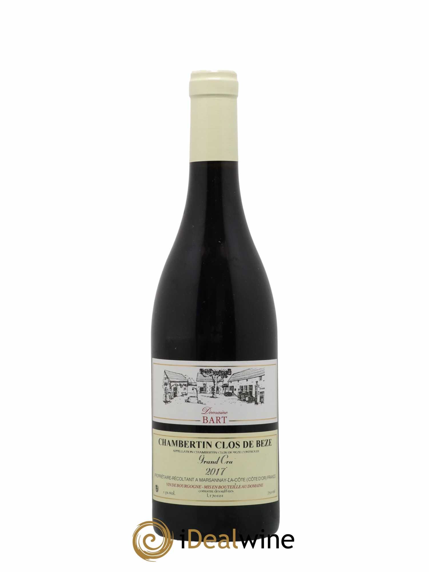 Chambertin Clos de Bèze Grand Cru Bart (Domaine) 2017 - Lot de 1 bouteille - 0