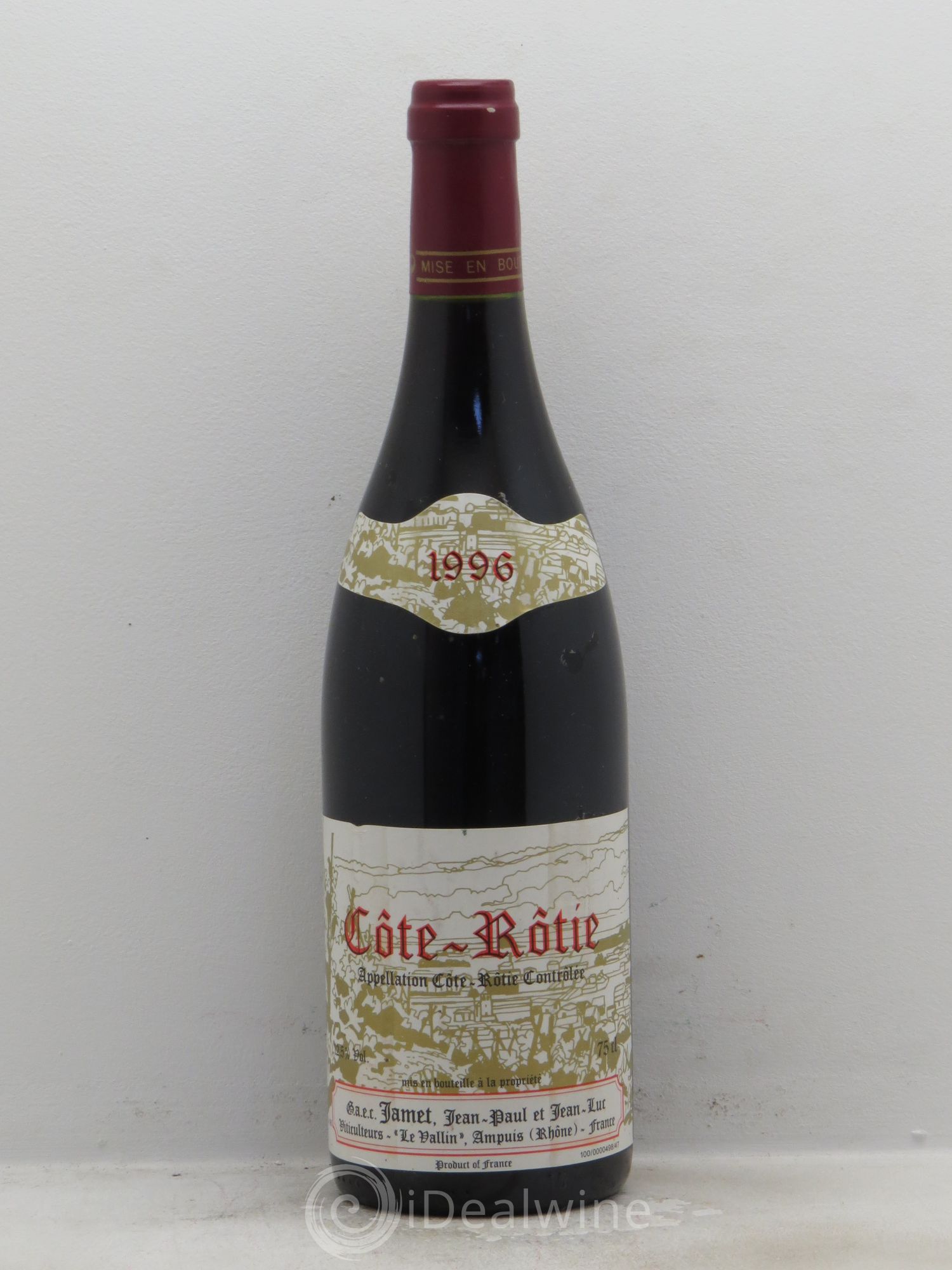 Côte-Rôtie Jamet (Domaine) 1996 - Lot de 1 bouteille - 0