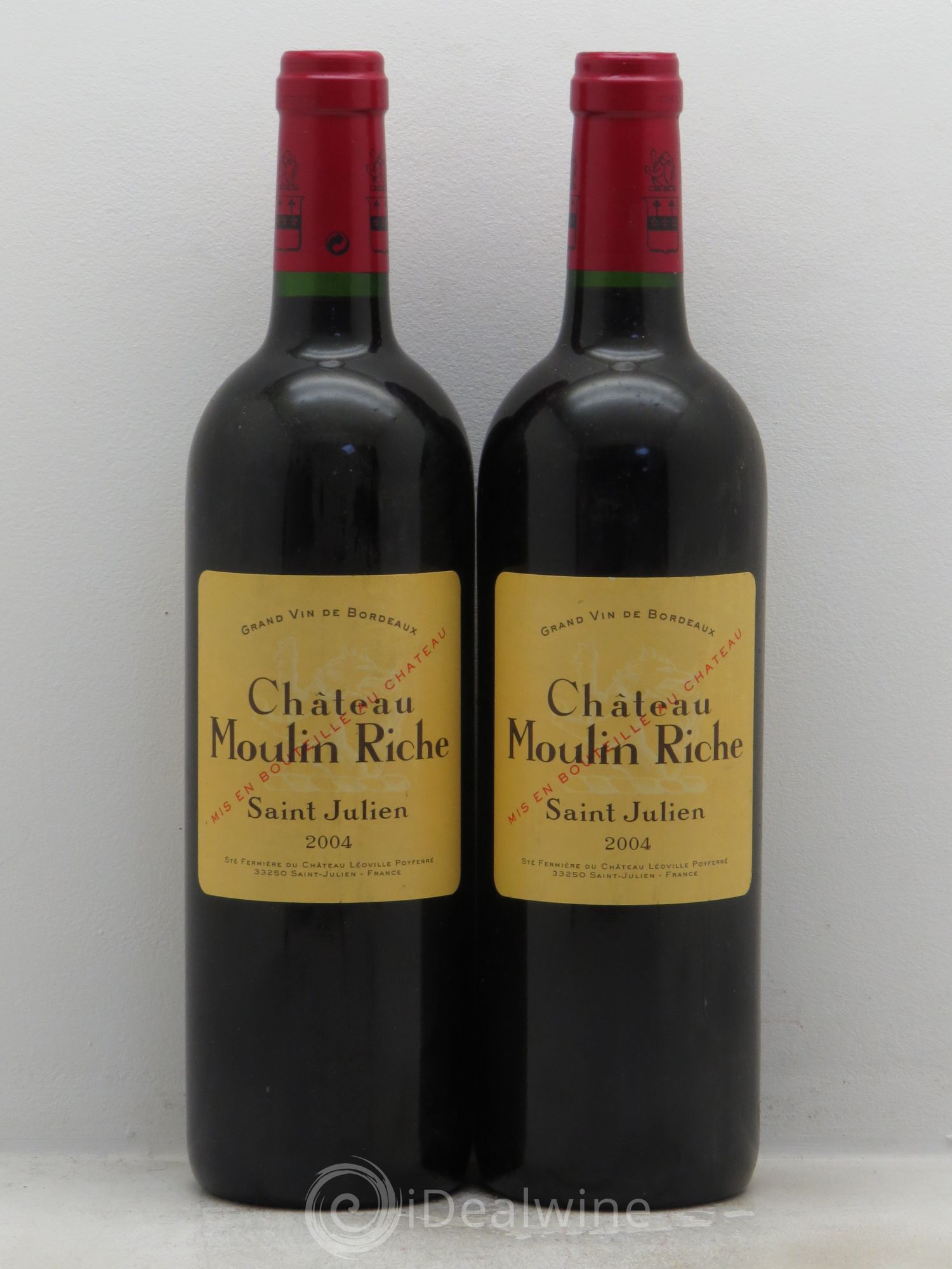 Château Moulin Riche 2004 - Posten von 2 Flaschen - 0