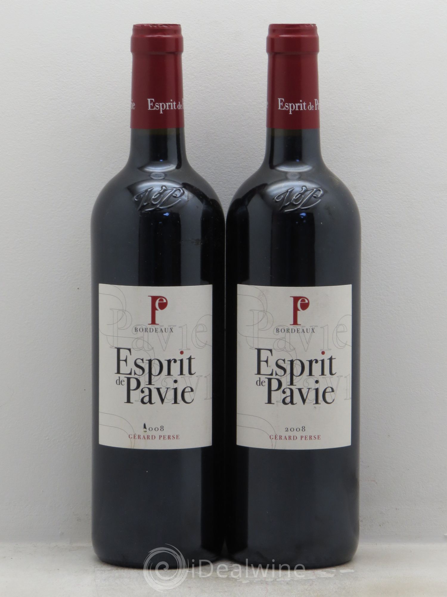 Bordeaux Esprit de Pavie 2008 - Lot de 2 bouteilles - 0