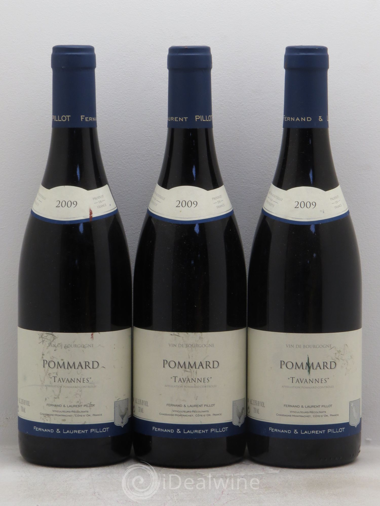 Pommard Les Tavannes Domaine Fernand et Laurent Pillot 2009 - Lot de 3 bouteilles - 0