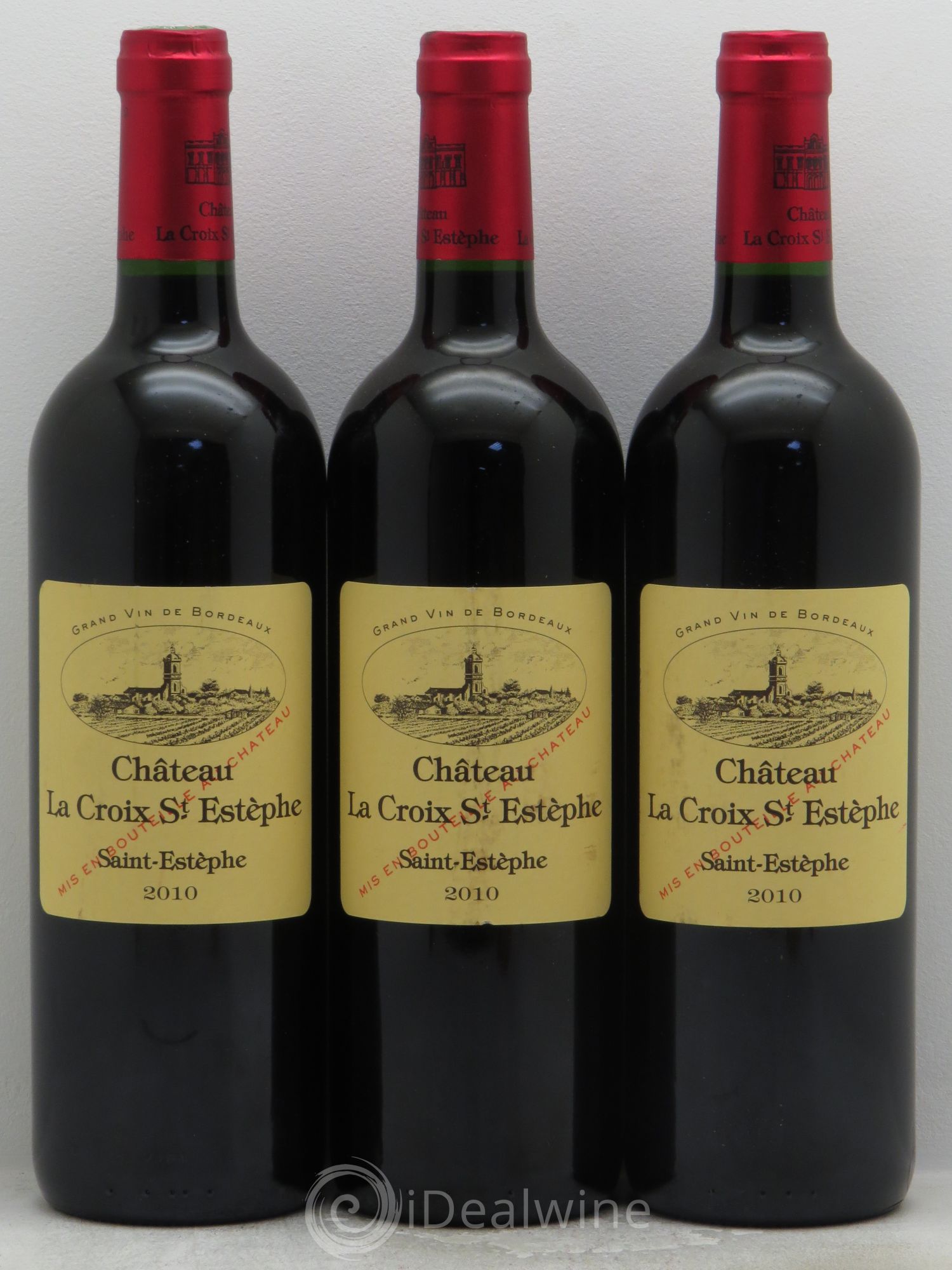 Château Saint-Estèphe La croix de Saint Estèphe 2010 - Posten von 3 Flaschen - 0