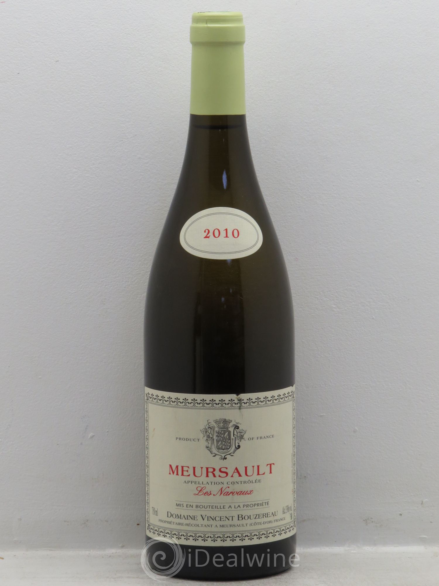 Meursault Les Narvaux Domaine Vincent Bouzereau 2010 - Posten von 1 Flasche - 0