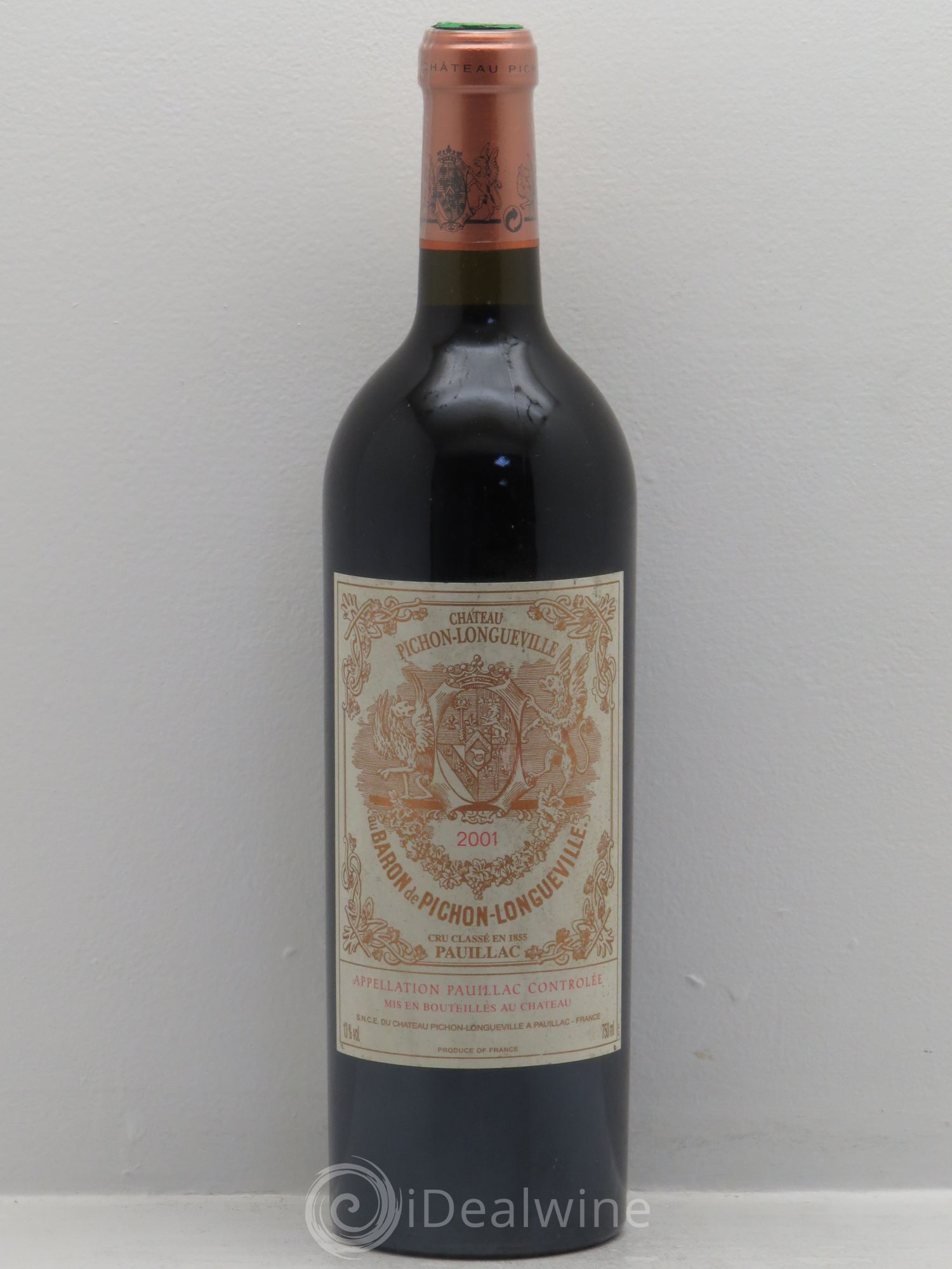 Pichon Longueville Baron 2ème Grand Cru Classé 2001 - Lot de 1 bouteille - 0