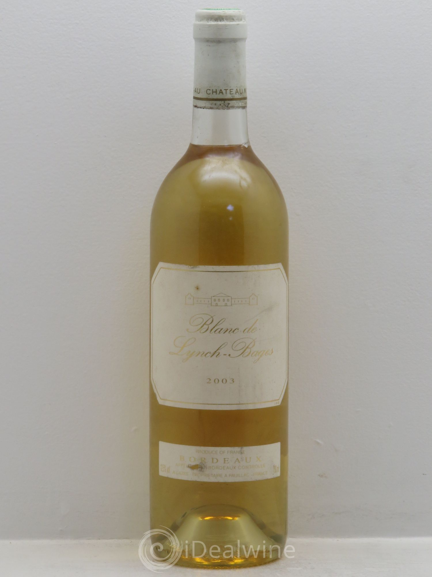 Blanc de Lynch Bages 2003 - Lot de 1 bouteille - 0