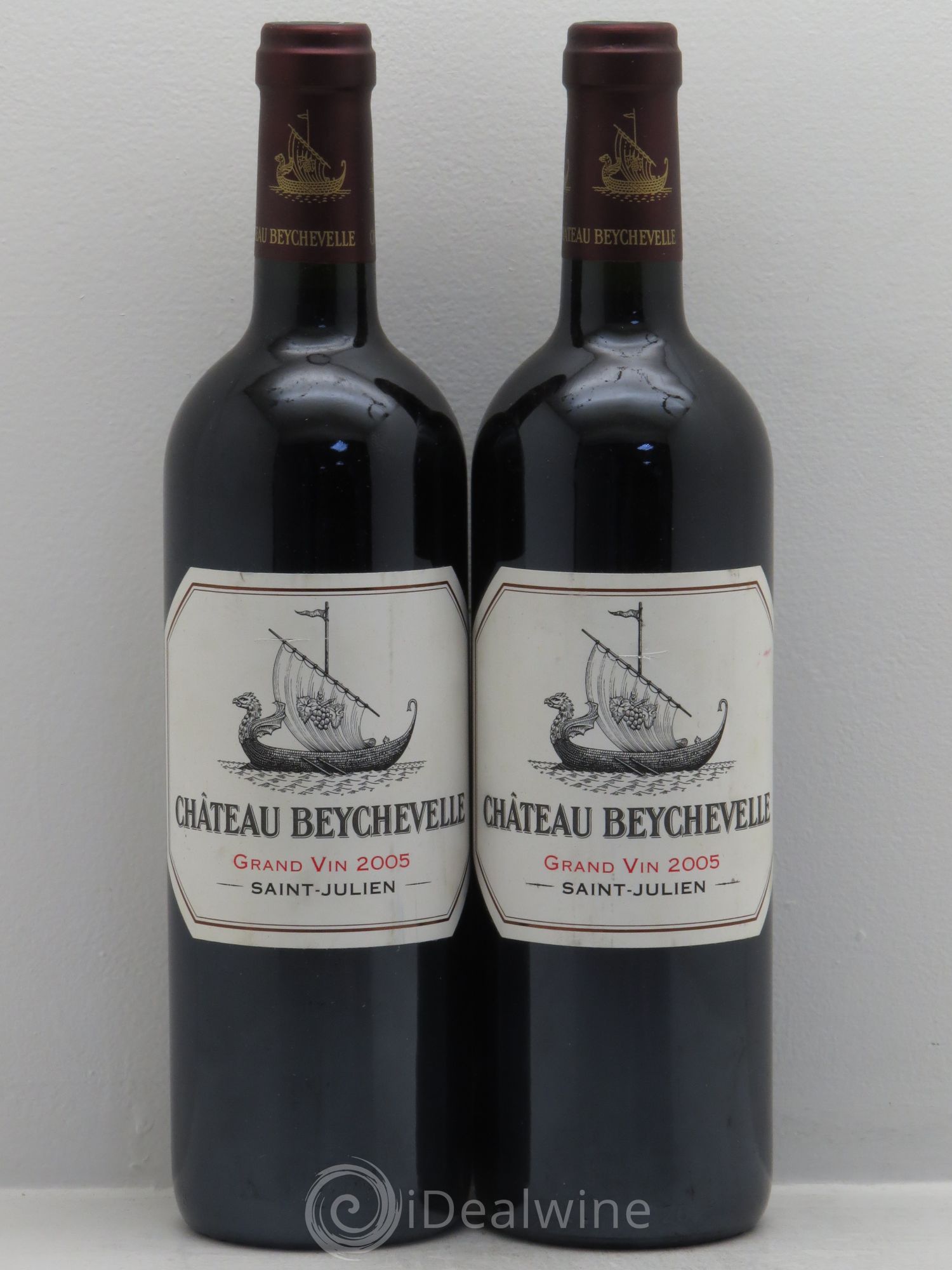 Château Beychevelle 4ème Grand Cru Classé 2005 - Lot de 2 bouteilles - 0