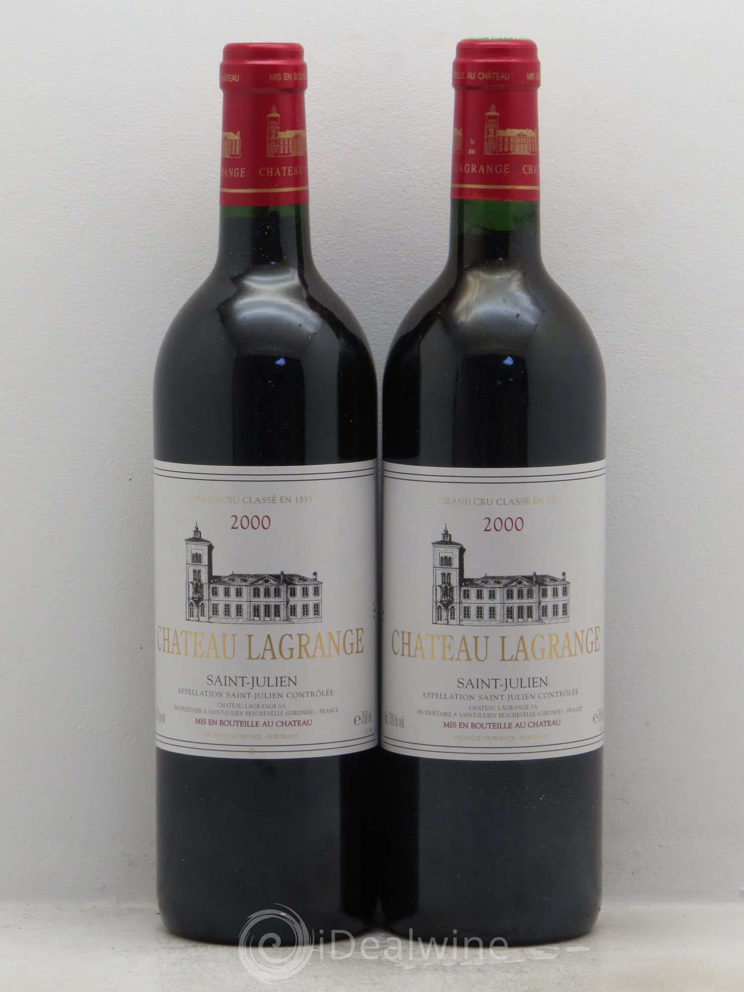 Château Lagrange 3ème Grand Cru Classé 2000 - Lot de 2 bouteilles - 0