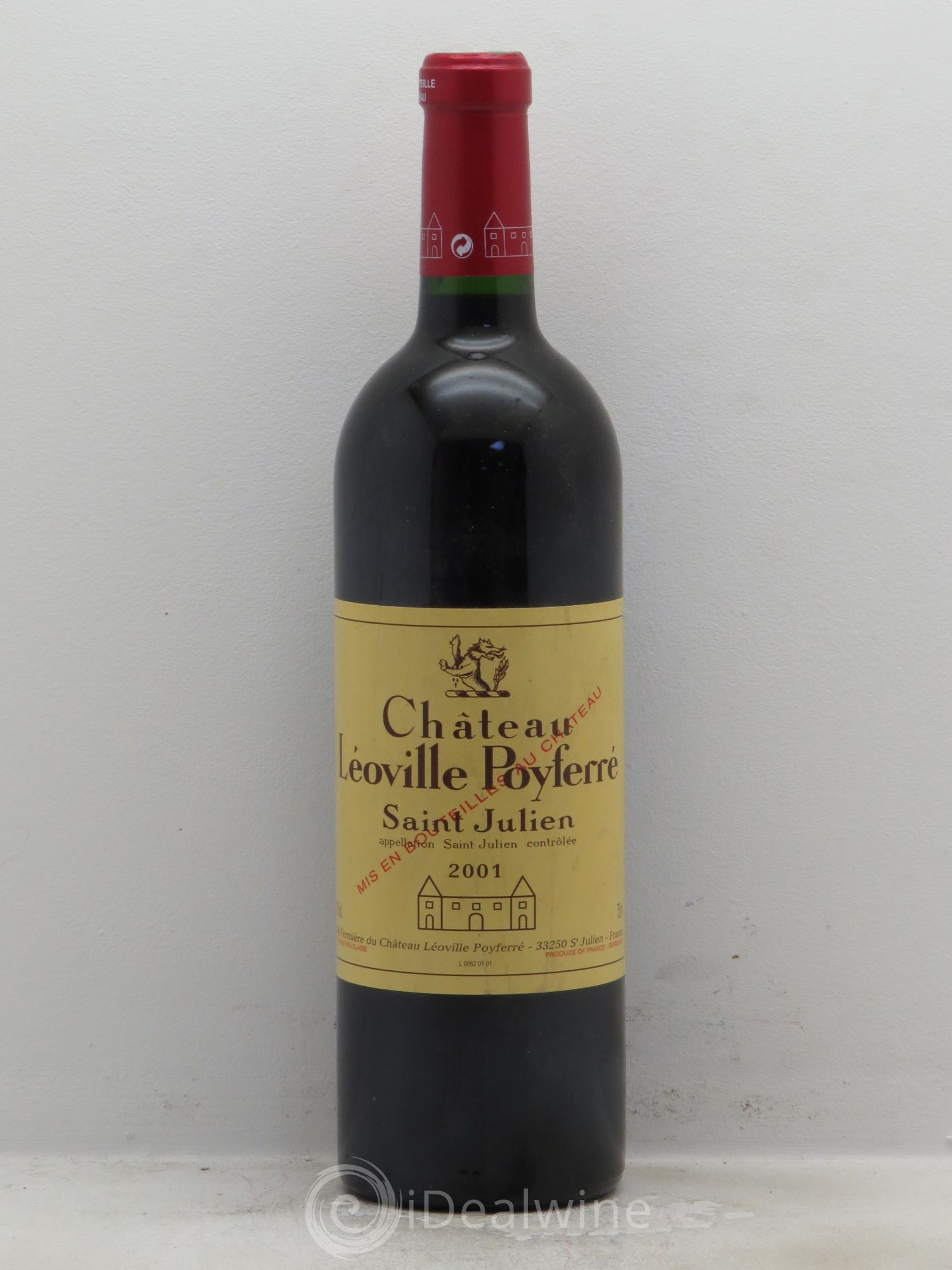Château Léoville Poyferré 2ème Grand Cru Classé 2001 - Lot de 1 bouteille - 0