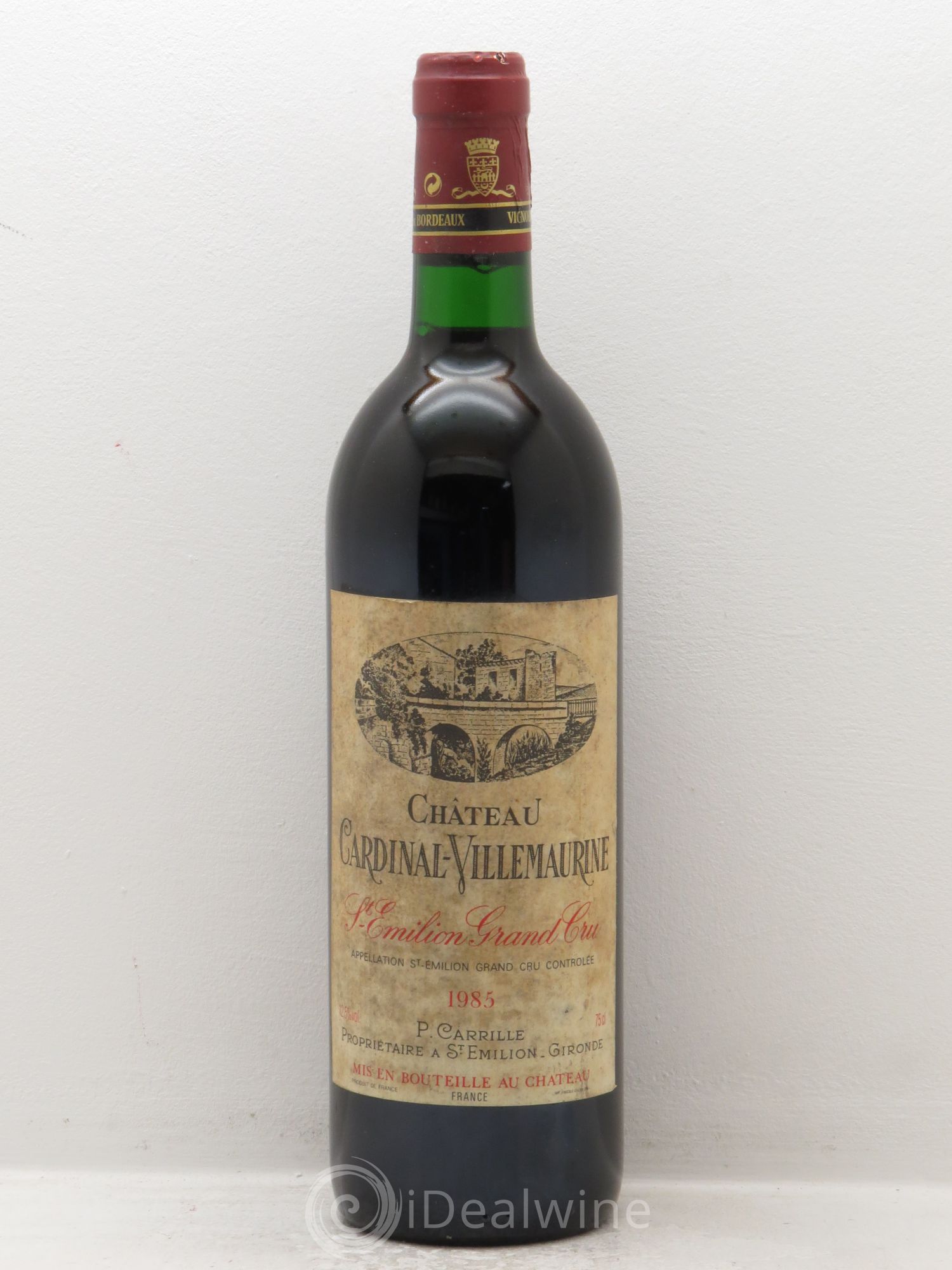 Saint-Émilion Cardinal Villemaurine 1985 - Posten von 1 Flasche - 0