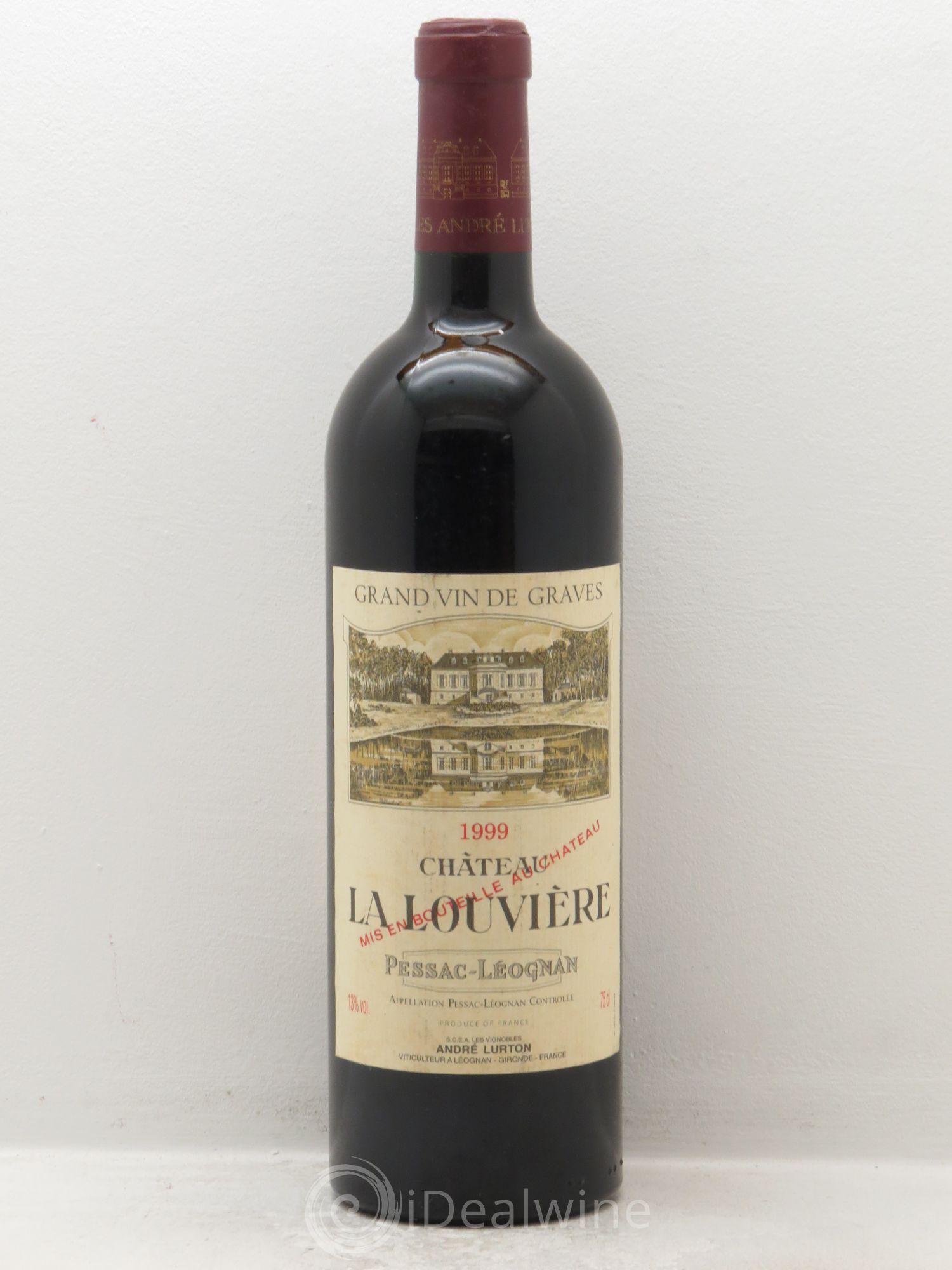 Château la Louvière 1999 - Lot de 1 bouteille - 0