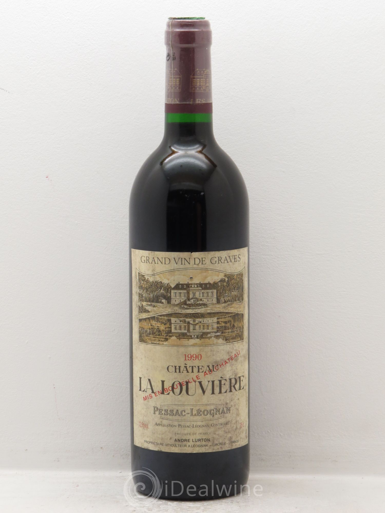 Château la Louvière 1990 - Lot de 1 bouteille - 0