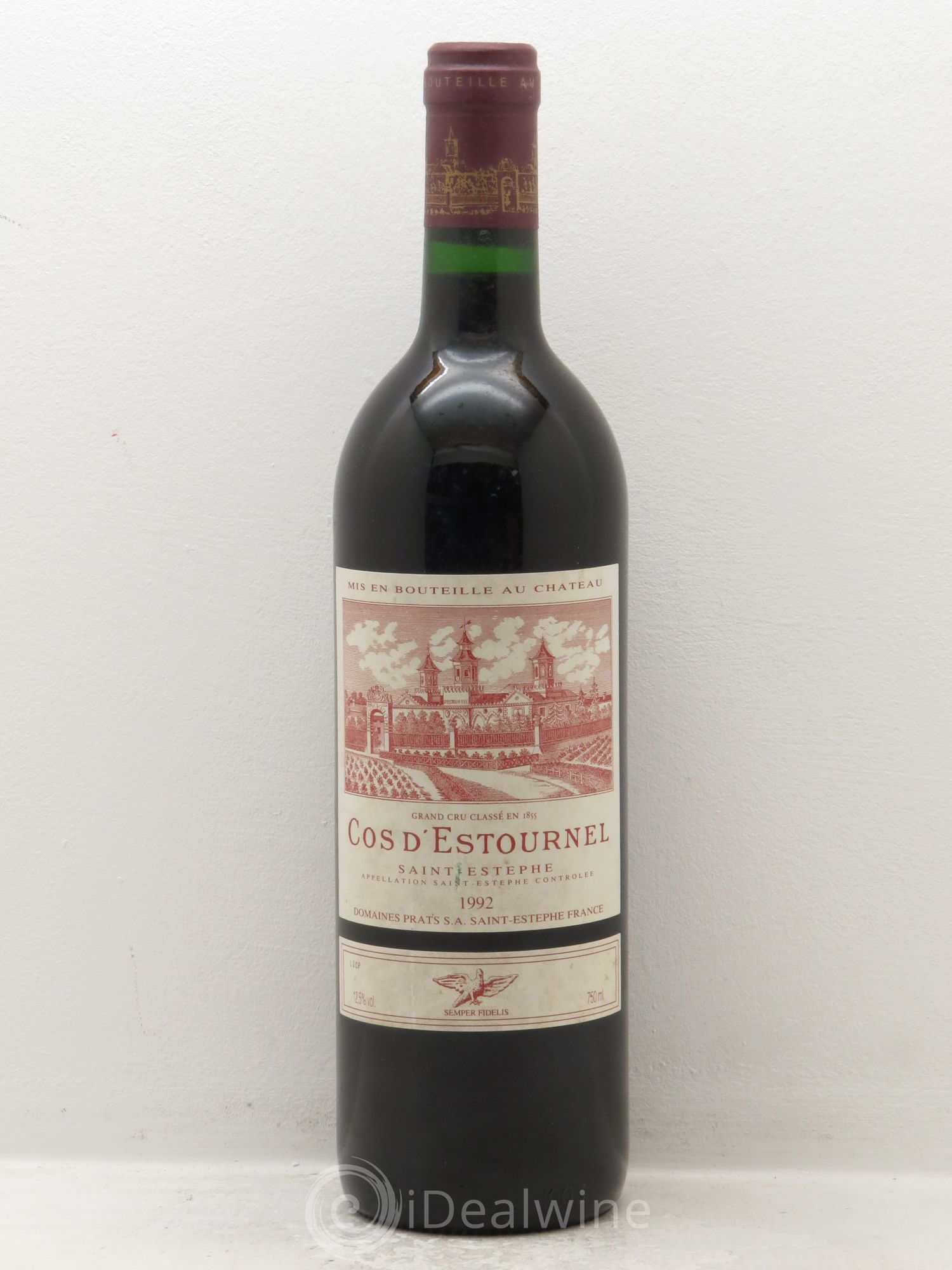 Cos d'Estournel 2ème Grand Cru Classé 1992 - Lot de 1 bouteille - 0