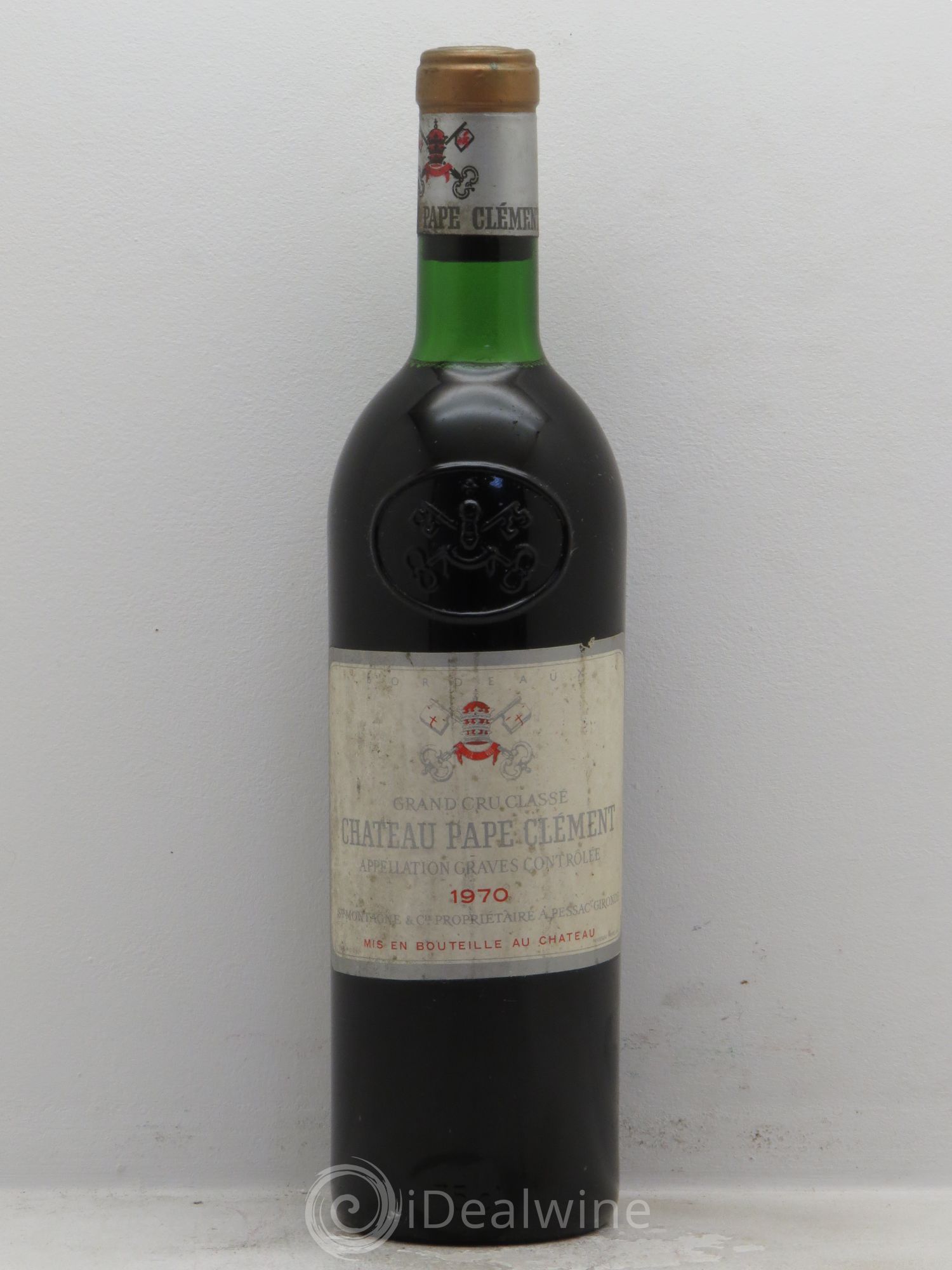 Château Pape Clément Cru Classé de Graves 1970 - Lot de 1 bouteille - 0
