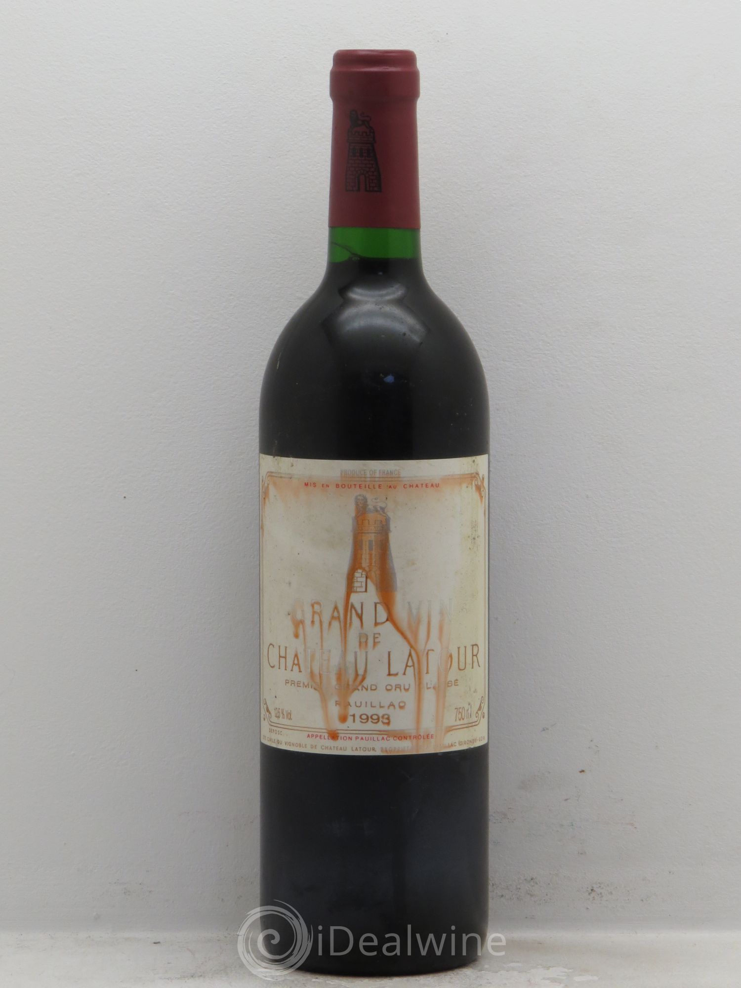 Château Latour 1er Grand Cru Classé 1993 - Lot de 1 bouteille - 0
