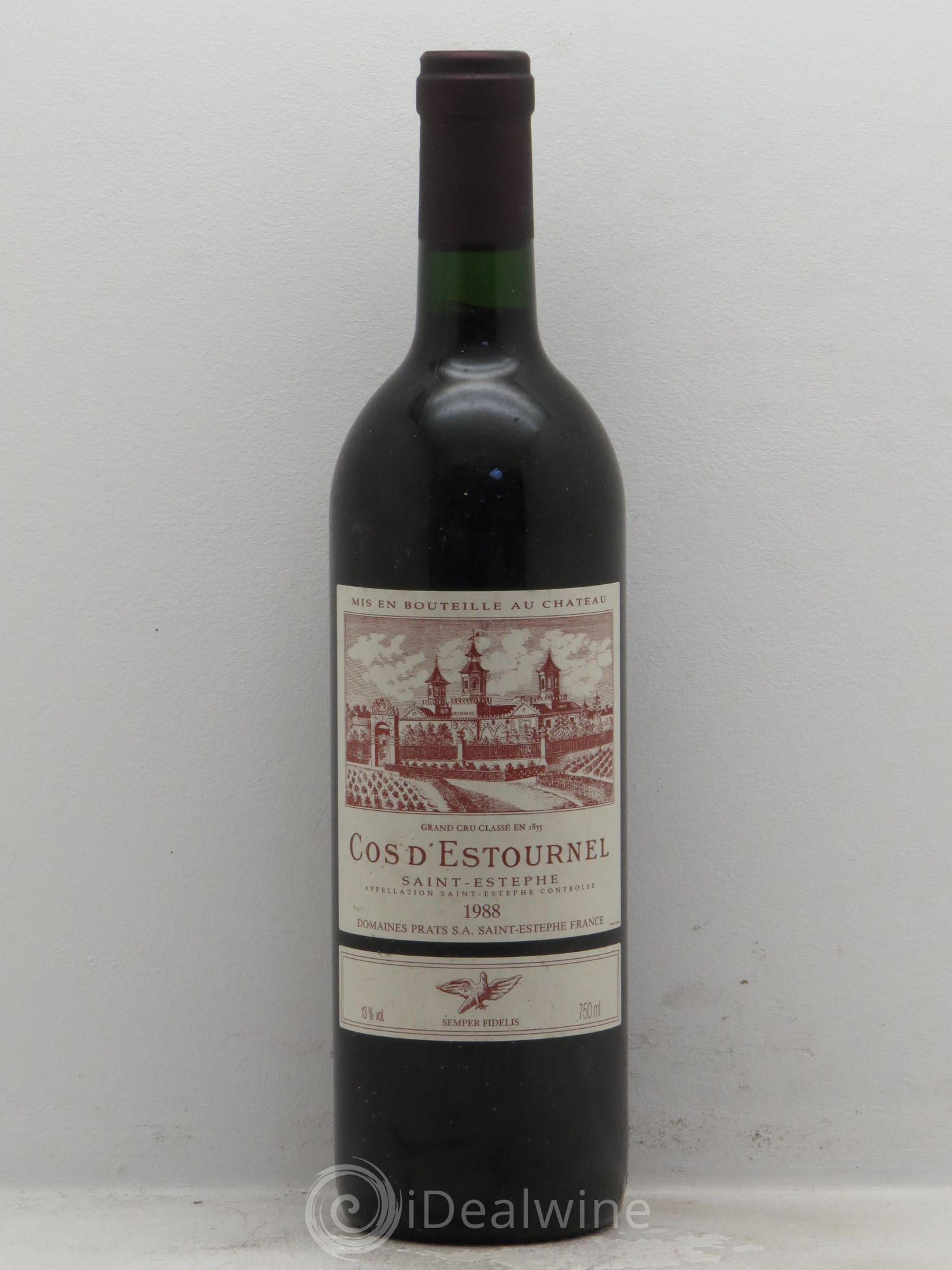 Cos d'Estournel 2ème Grand Cru Classé 1988 - Lot de 1 bouteille - 0