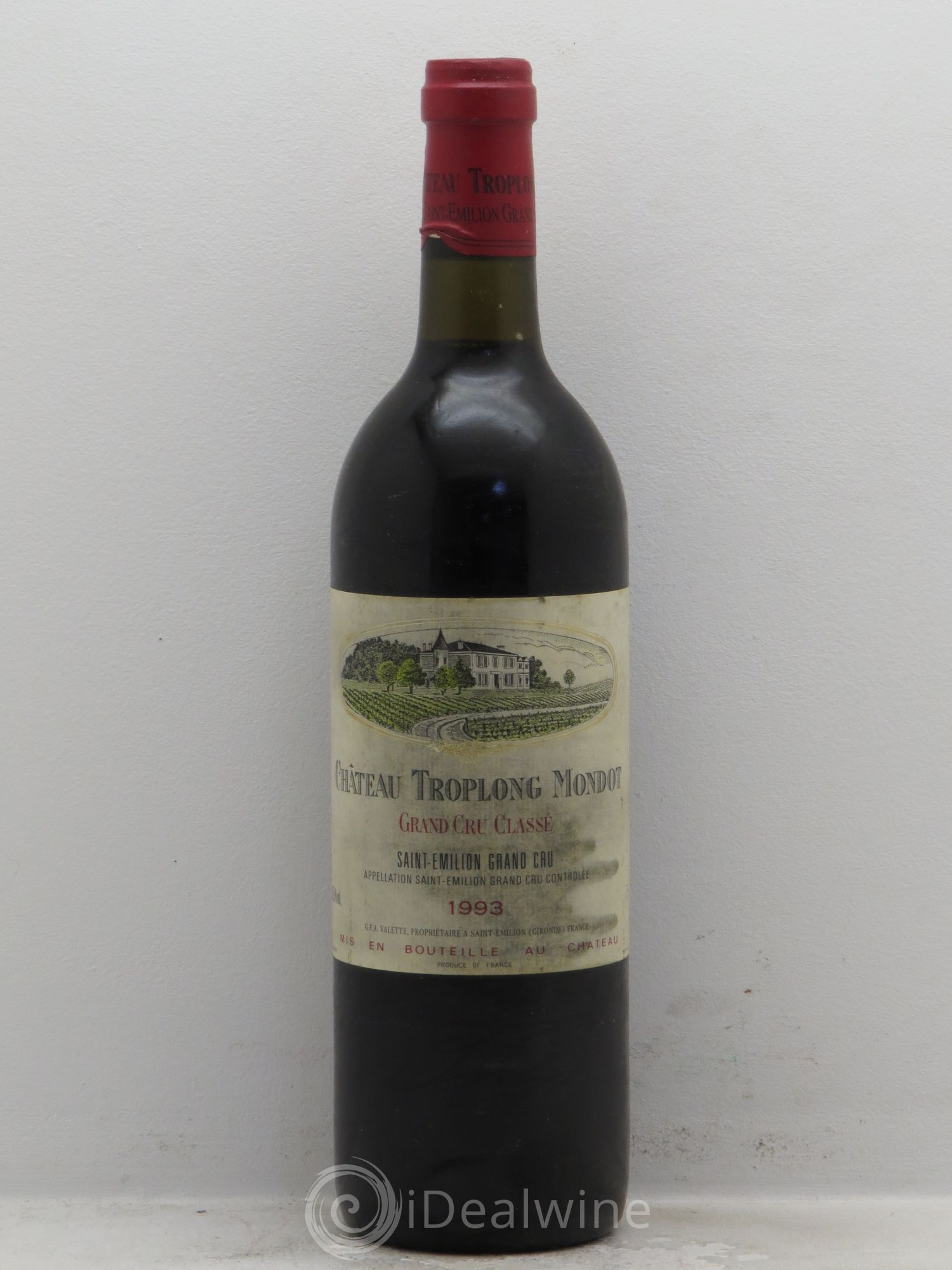 Château Troplong Mondot 1er Grand Cru Classé B 1993 - Lot de 1 bouteille - 0