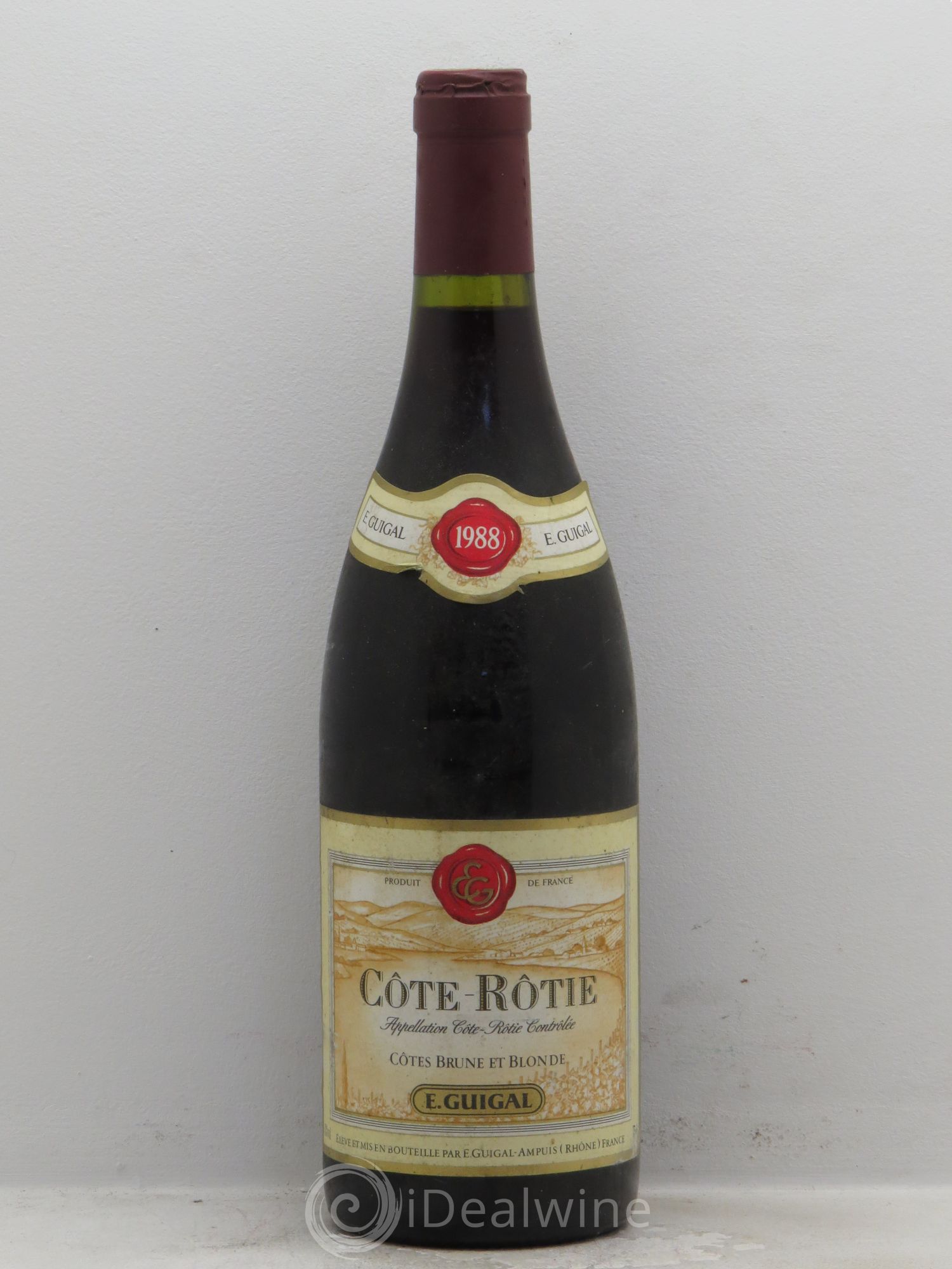 Côte-Rôtie Côtes Brune et Blonde Guigal 1988 - Lot de 1 bouteille - 0