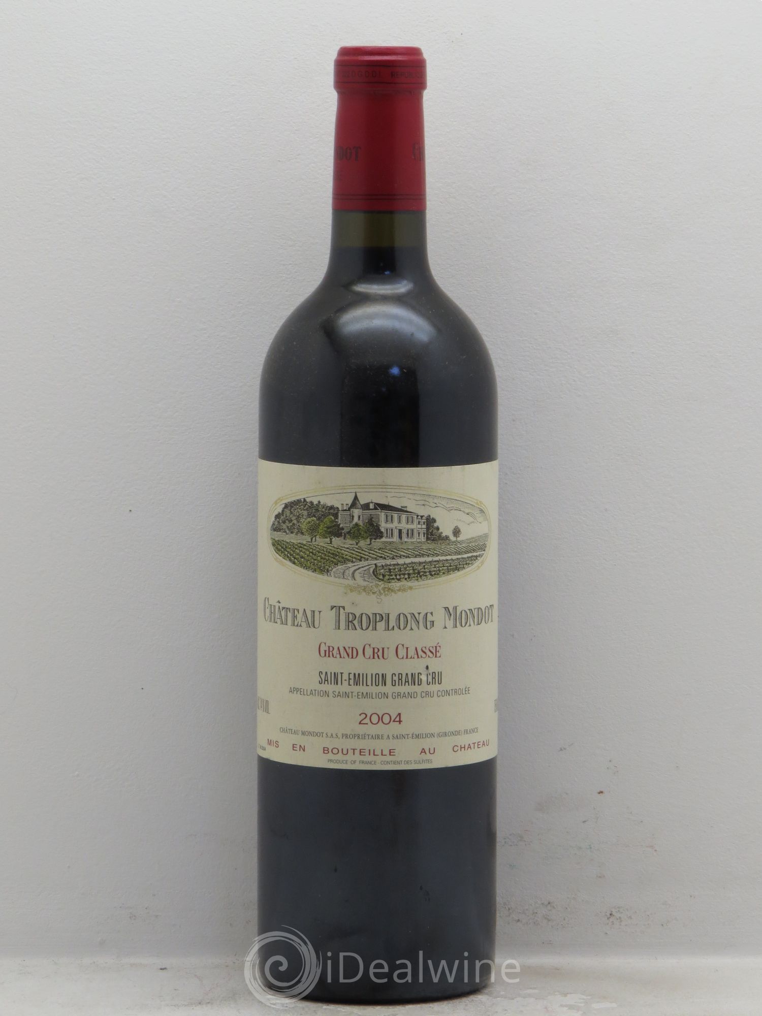 Château Troplong Mondot 1er Grand Cru Classé B 2004 - Lot de 1 bouteille - 0