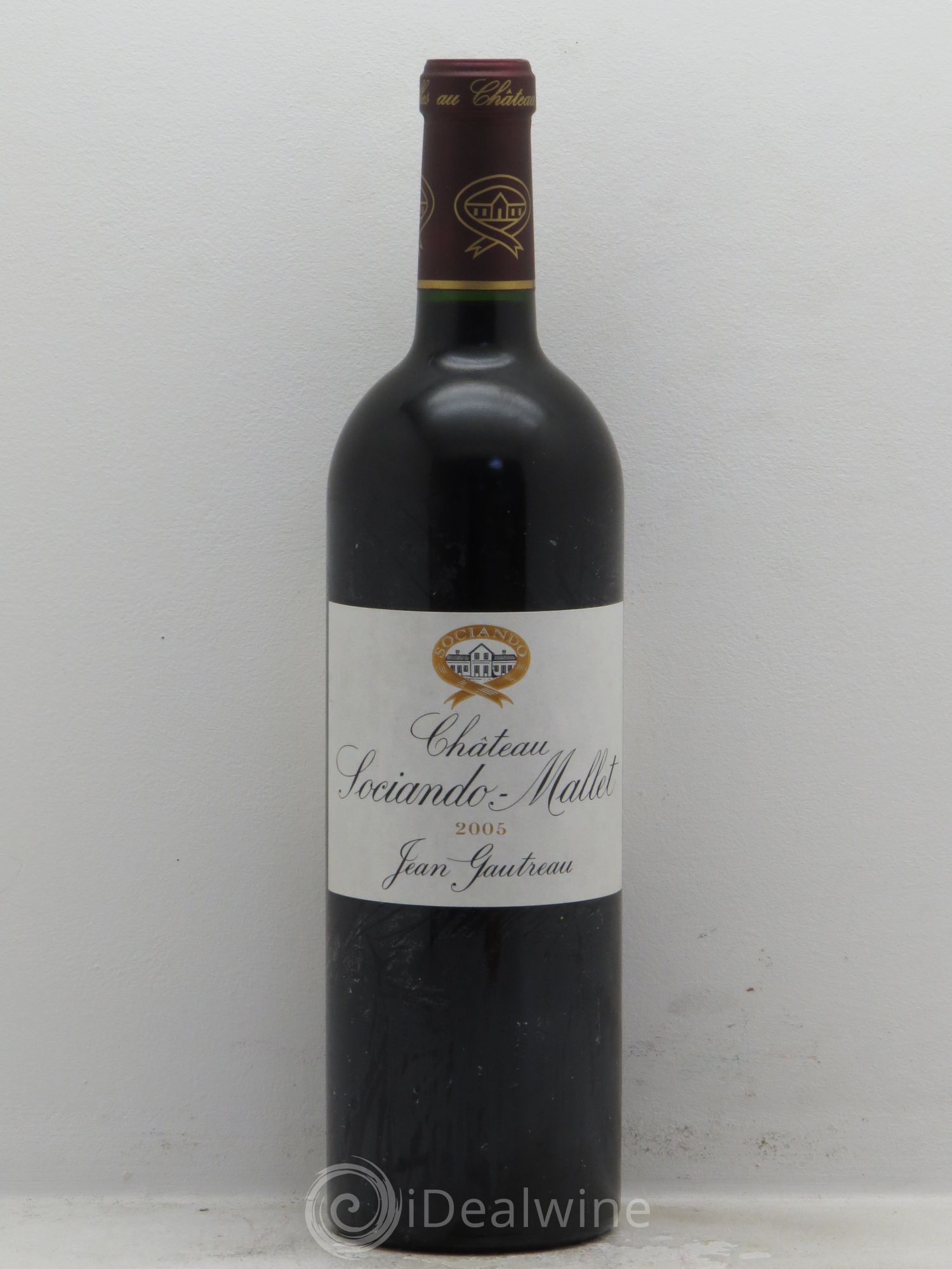 Château Sociando Mallet 2005 - Lot de 1 bouteille - 0