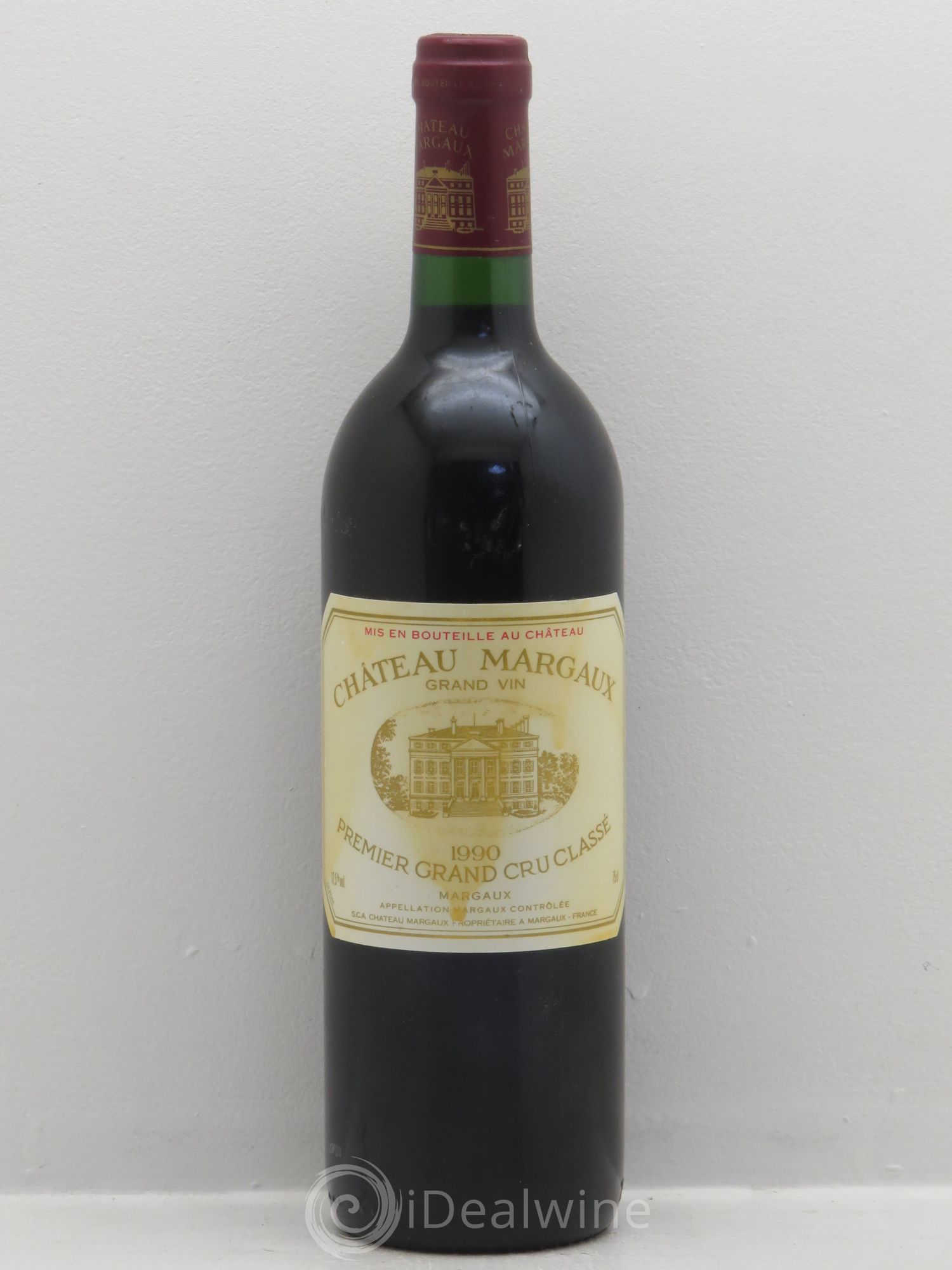 Château Margaux 1er Grand Cru Classé 1990 - Lot de 1 bouteille - 0