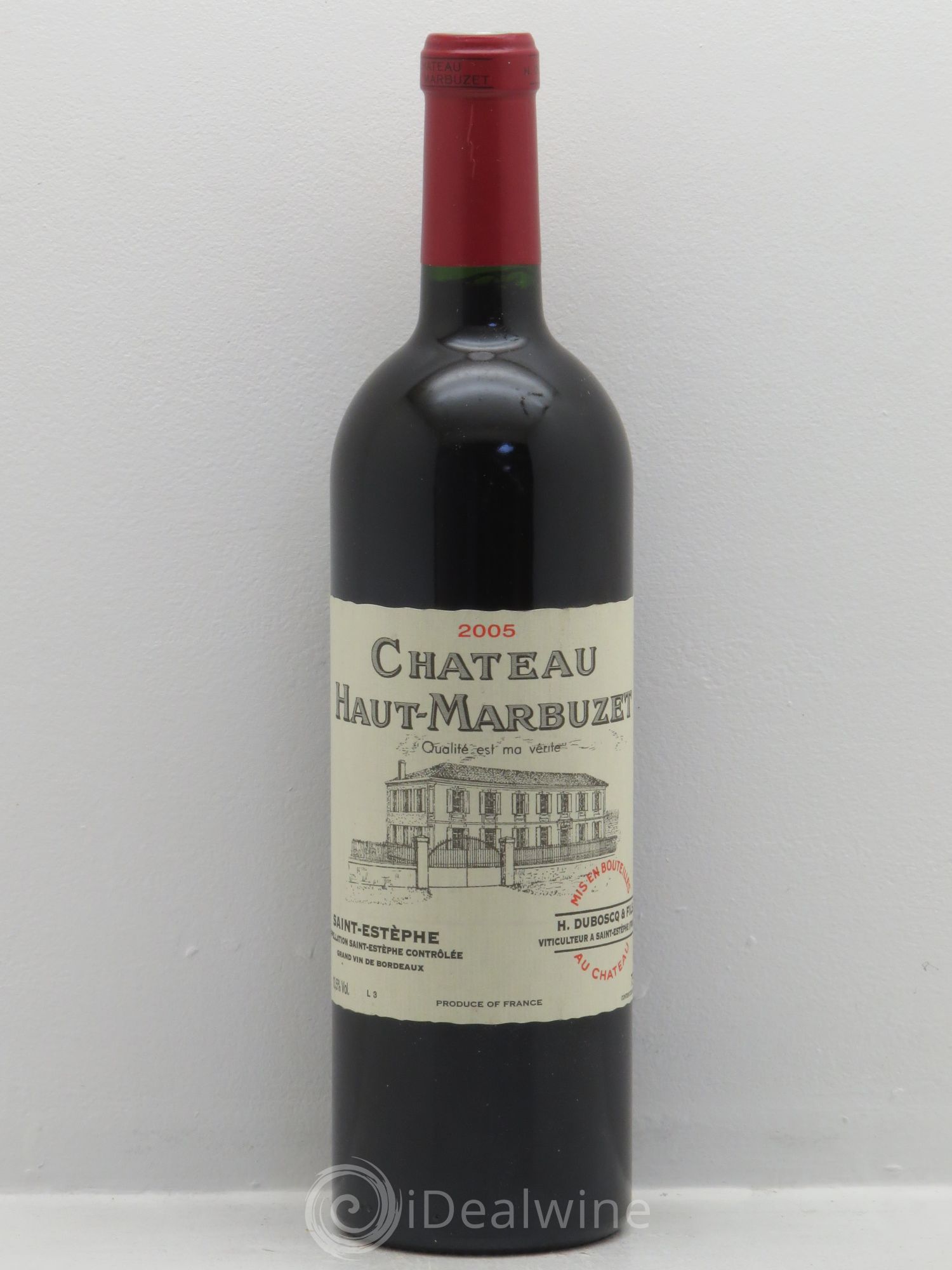 Château Haut Marbuzet 2005 - Lot de 1 bouteille - 0