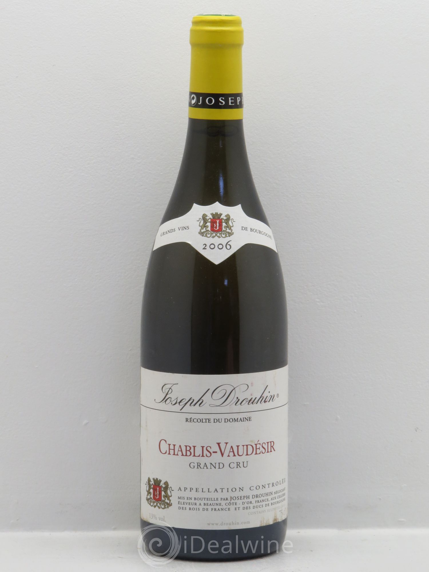 Chablis Grand Cru Vaudésir Drouhin-Vaudon (Domaine) 2006 - Lot de 1 bouteille - 0