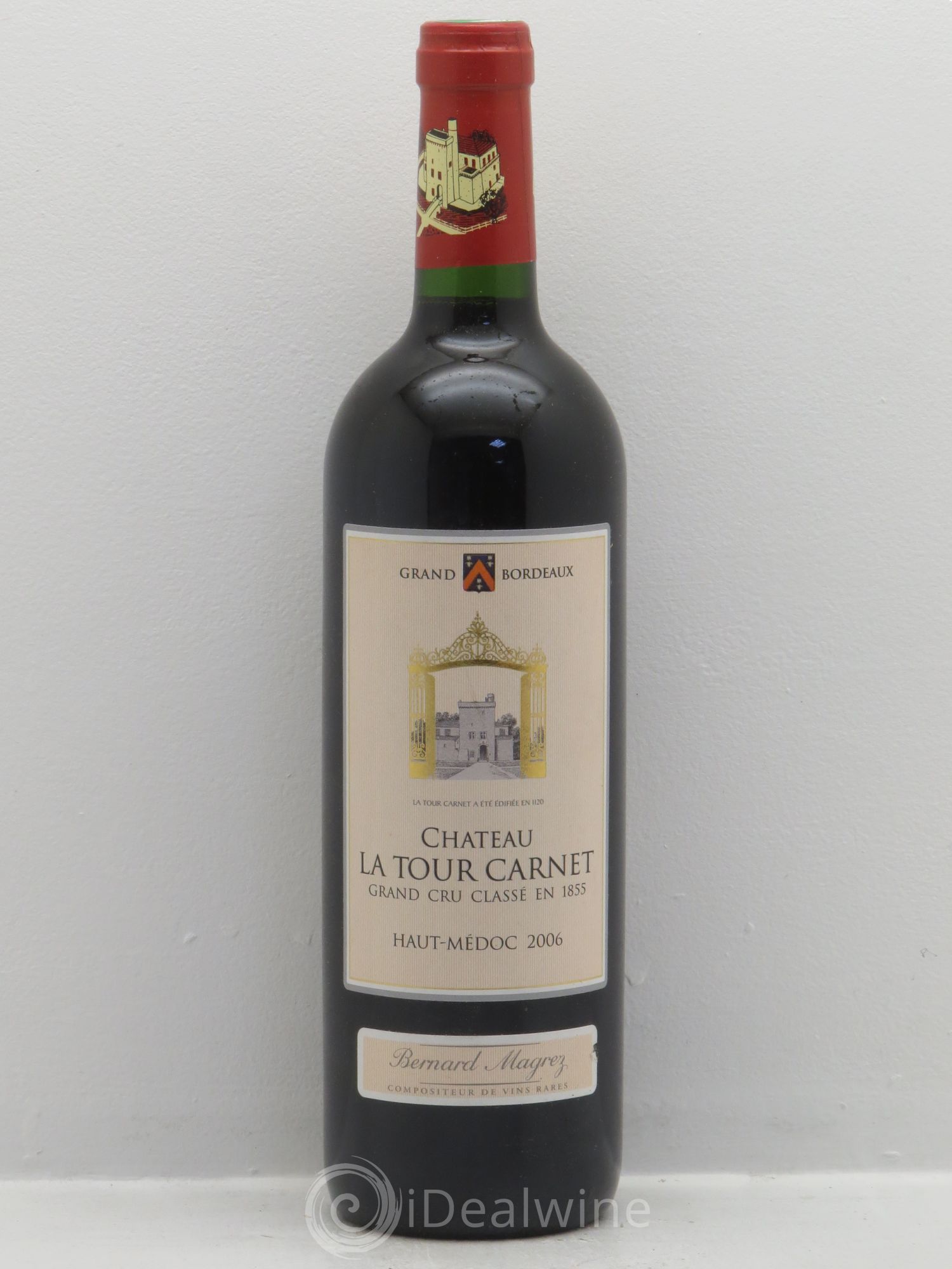 Château la Tour Carnet 4ème Grand Cru Classé 2006 - Lot de 1 bouteille - 0