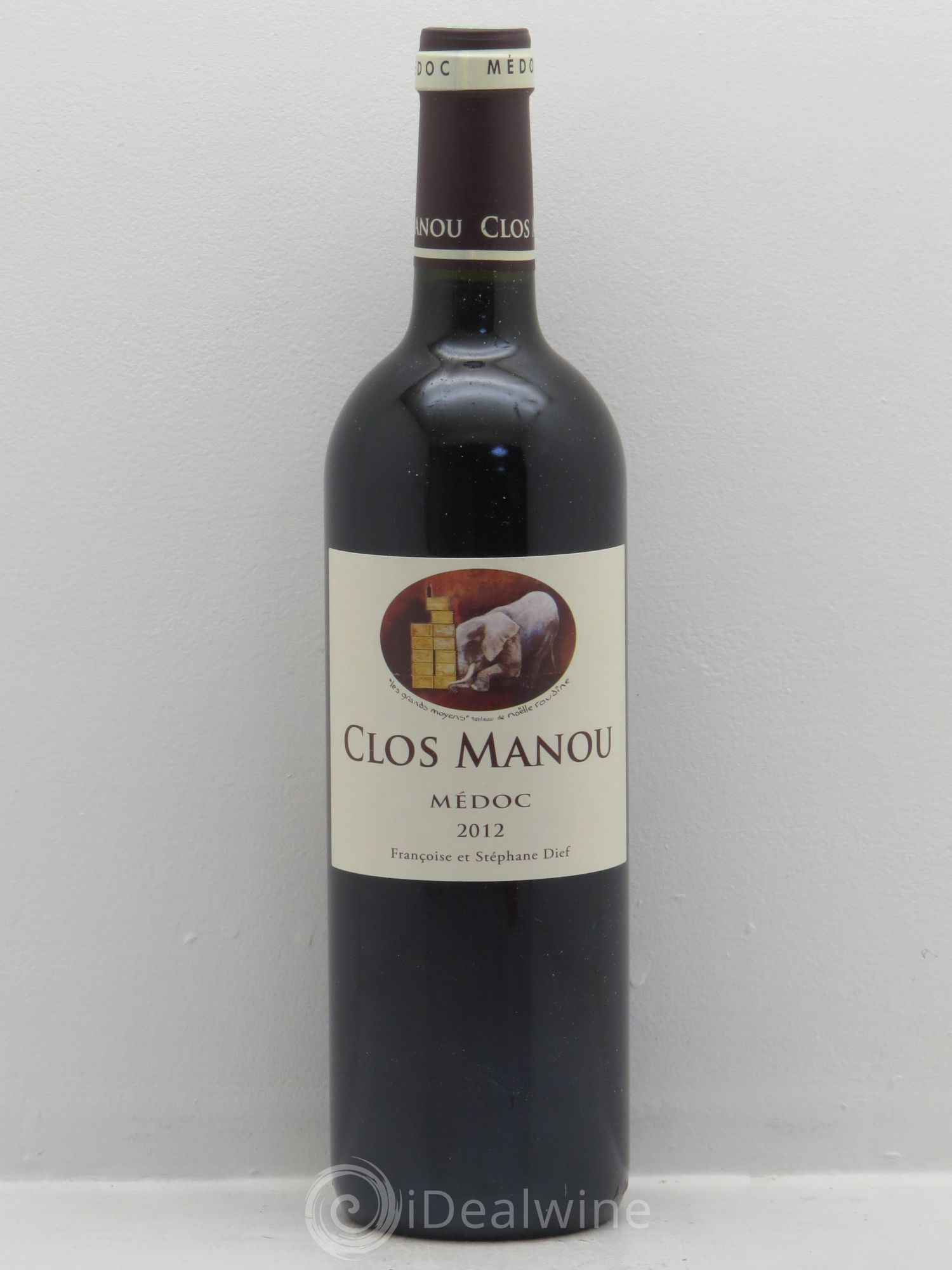 Médoc Clos Manou 2012 - Lot de 1 bouteille - 0