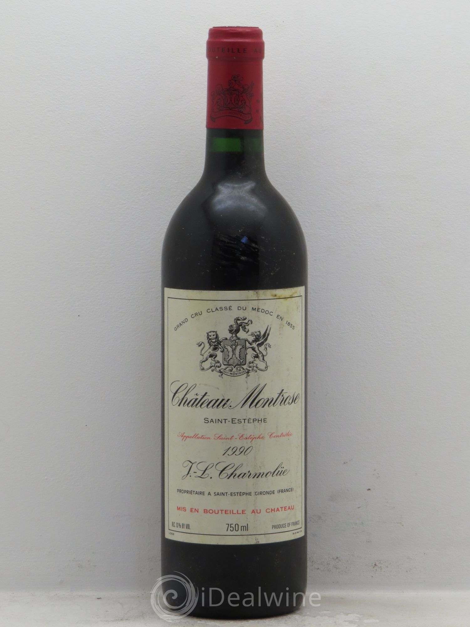 Château Montrose 2ème Grand Cru Classé 1990 - Lot de 1 bouteille - 0